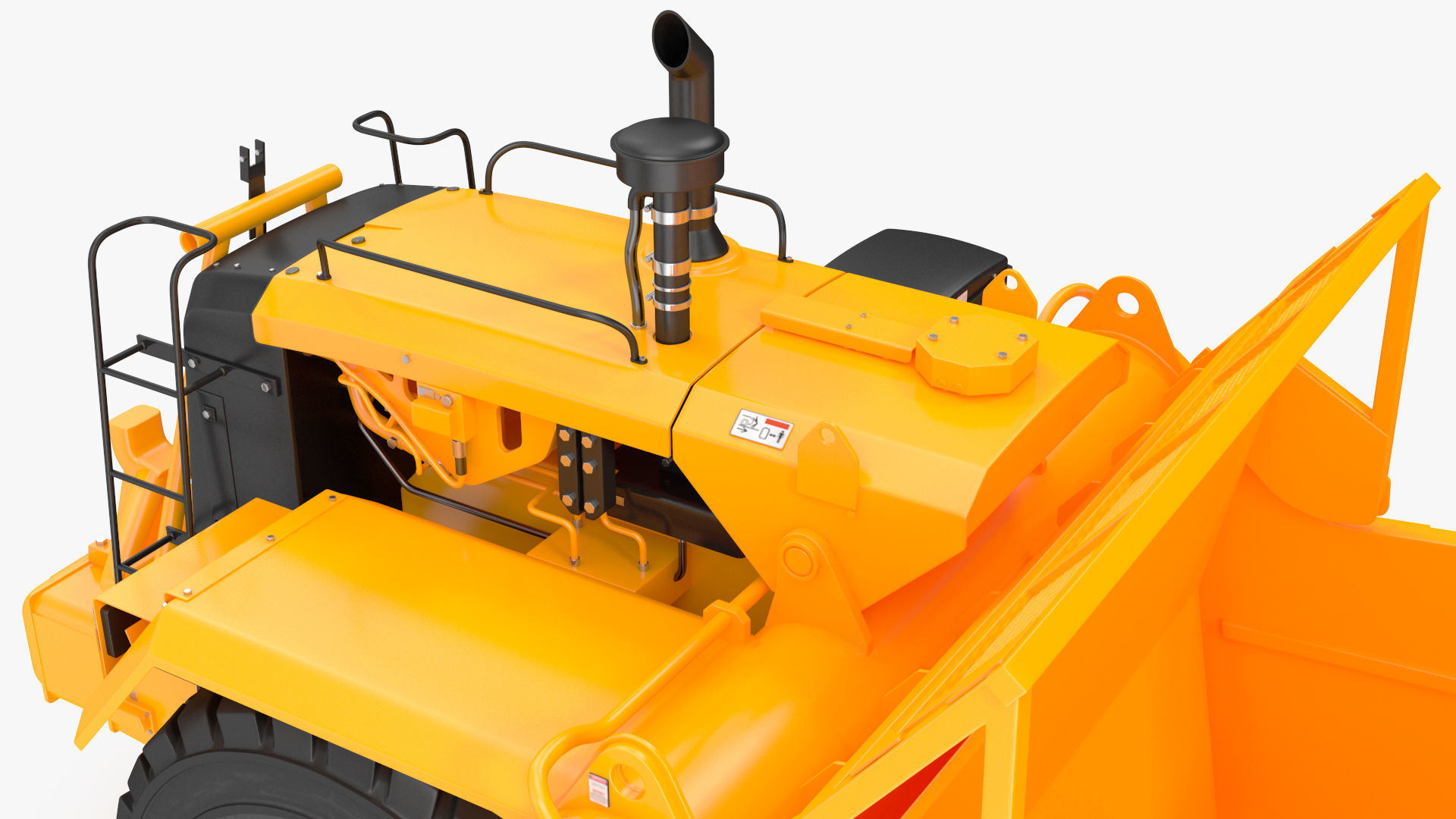 Cat 637k Scraper Rigged 3D model_47