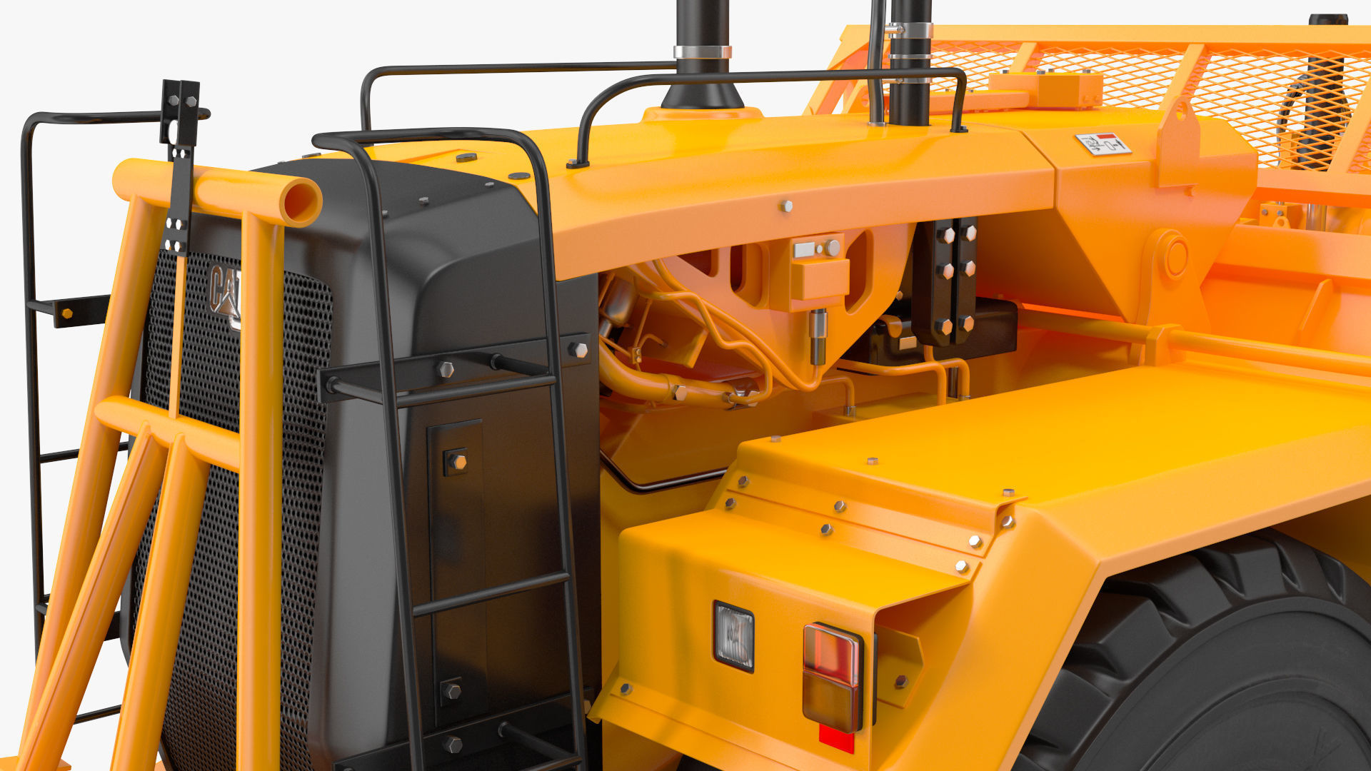 Cat 637k Scraper Rigged 3D model_48