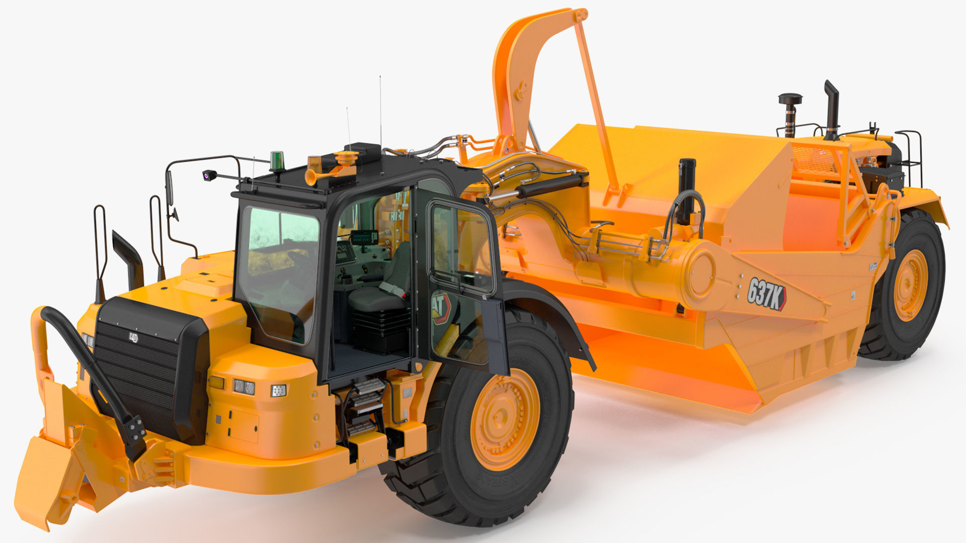 Cat 637k Scraper Rigged 3D model_24