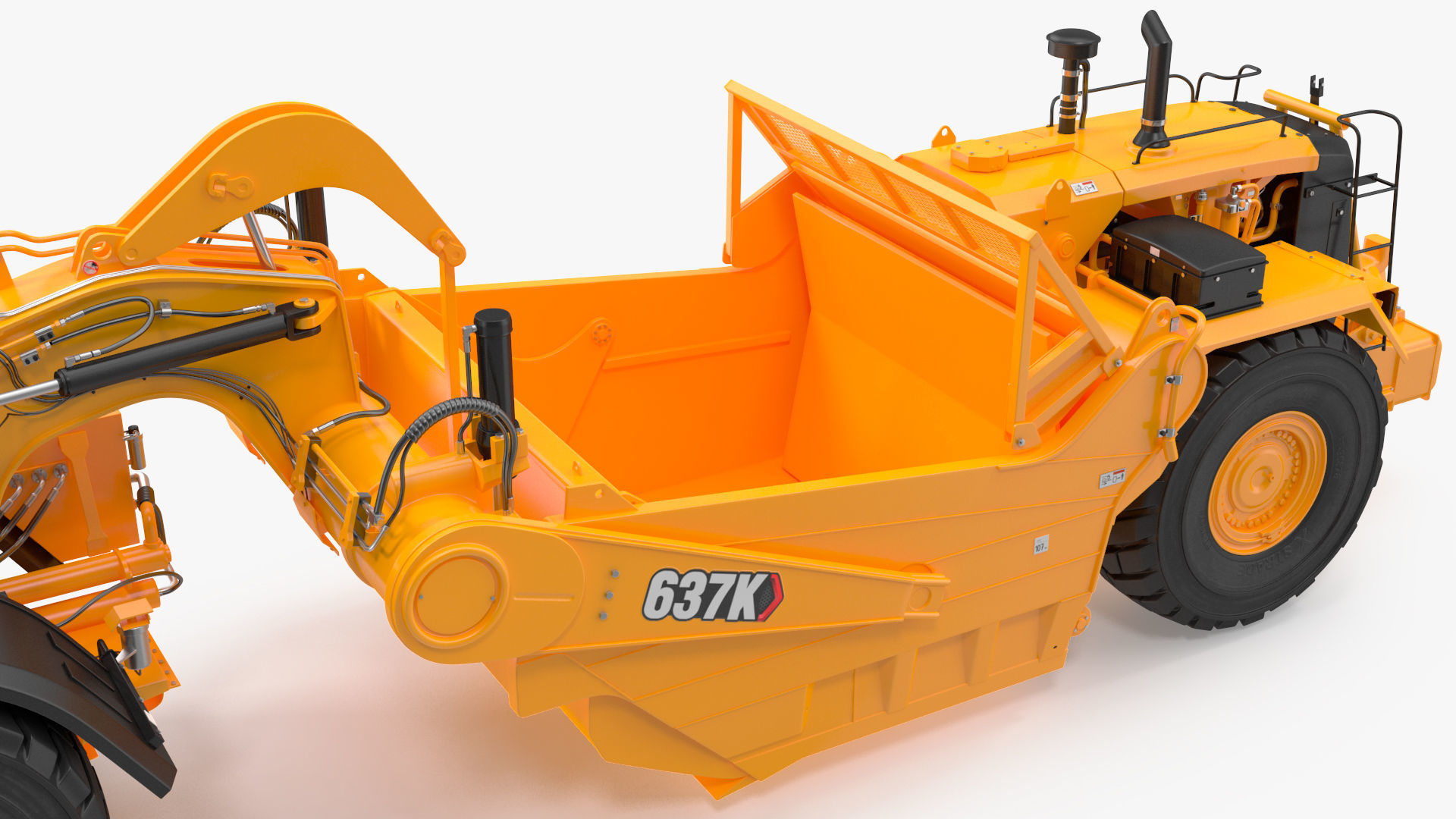 Cat 637k Scraper Rigged 3D model_42