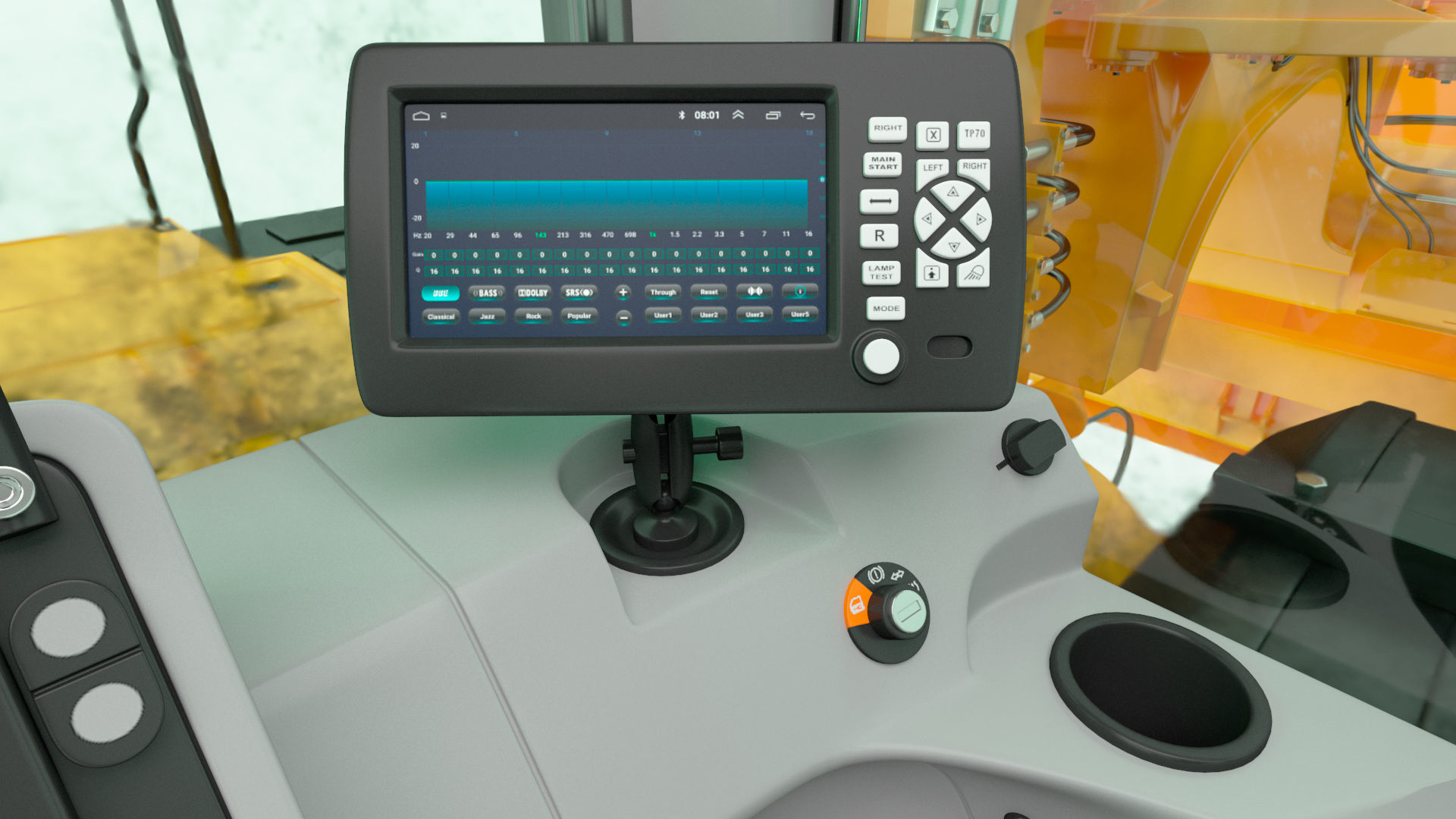 Cat 637k Scraper Rigged 3D model_56