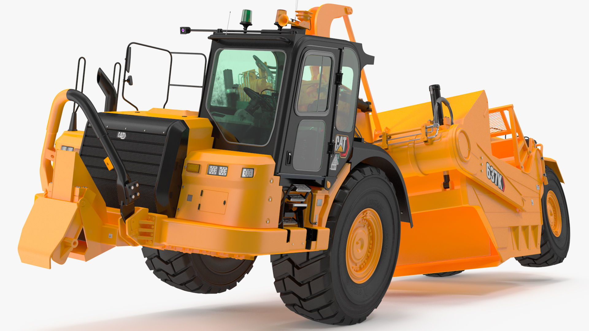 Cat 637k Scraper Rigged 3D model_26