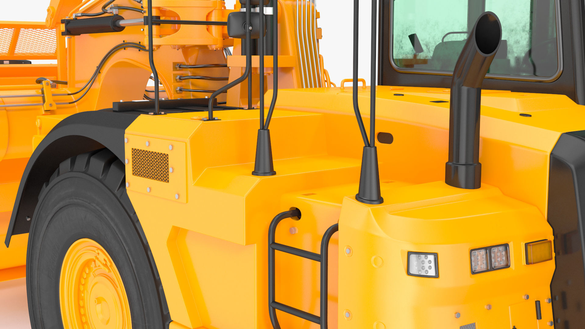 Cat 637k Scraper Rigged 3D model_38