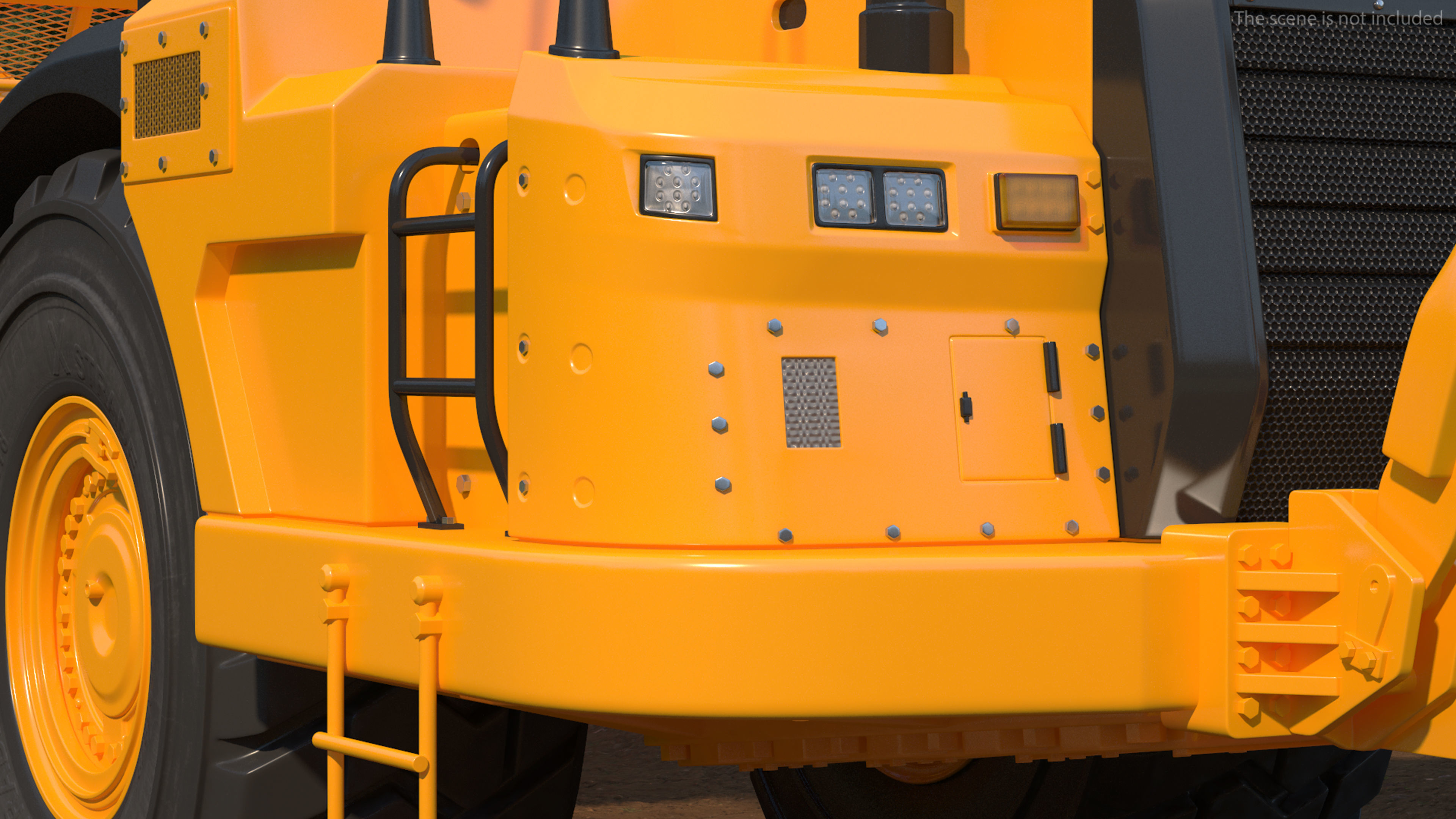 Cat 637k Scraper Rigged 3D model_21