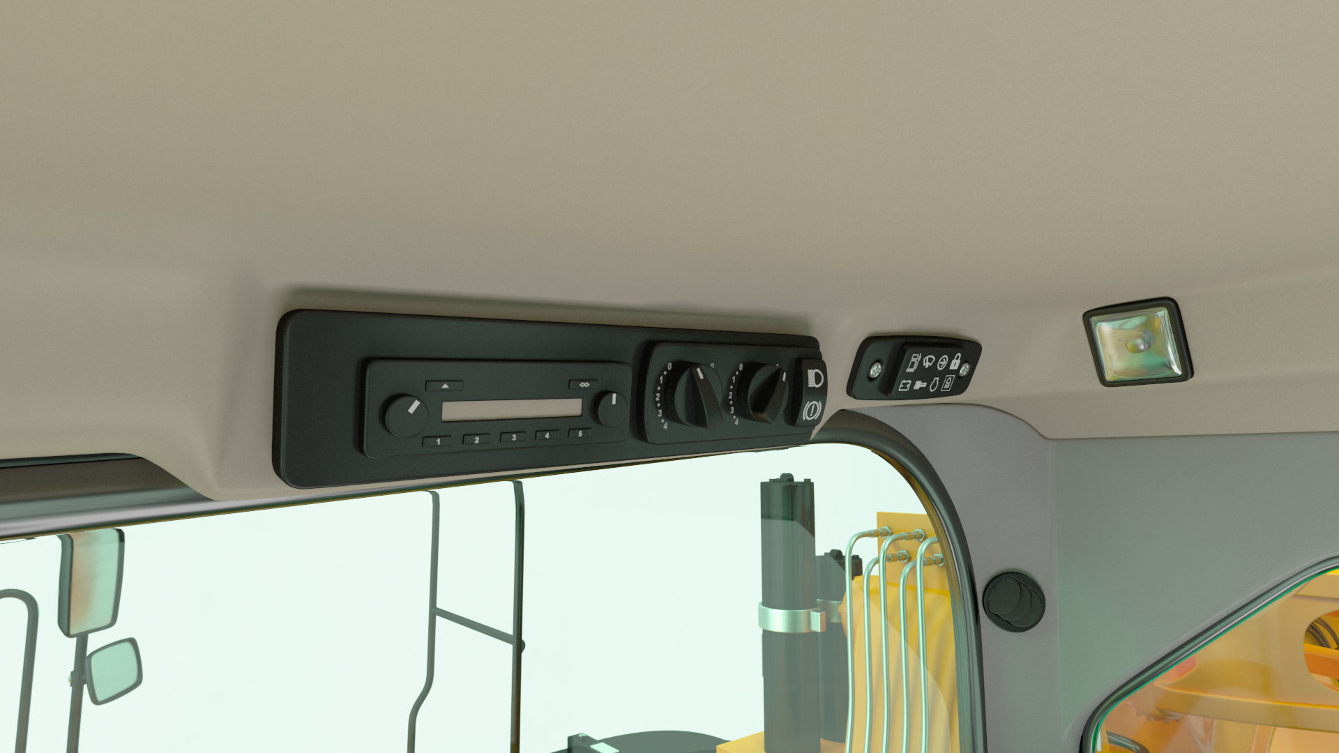 Cat 637k Scraper Rigged 3D model_54