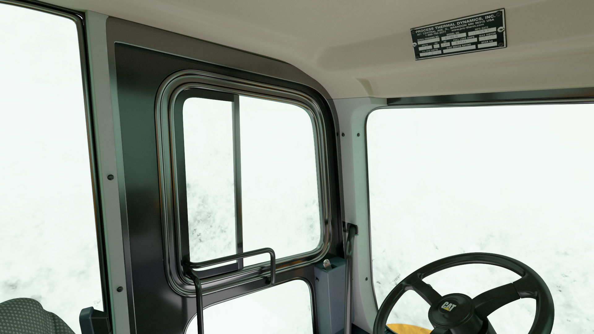 Cat 637k Scraper Rigged 3D model_53