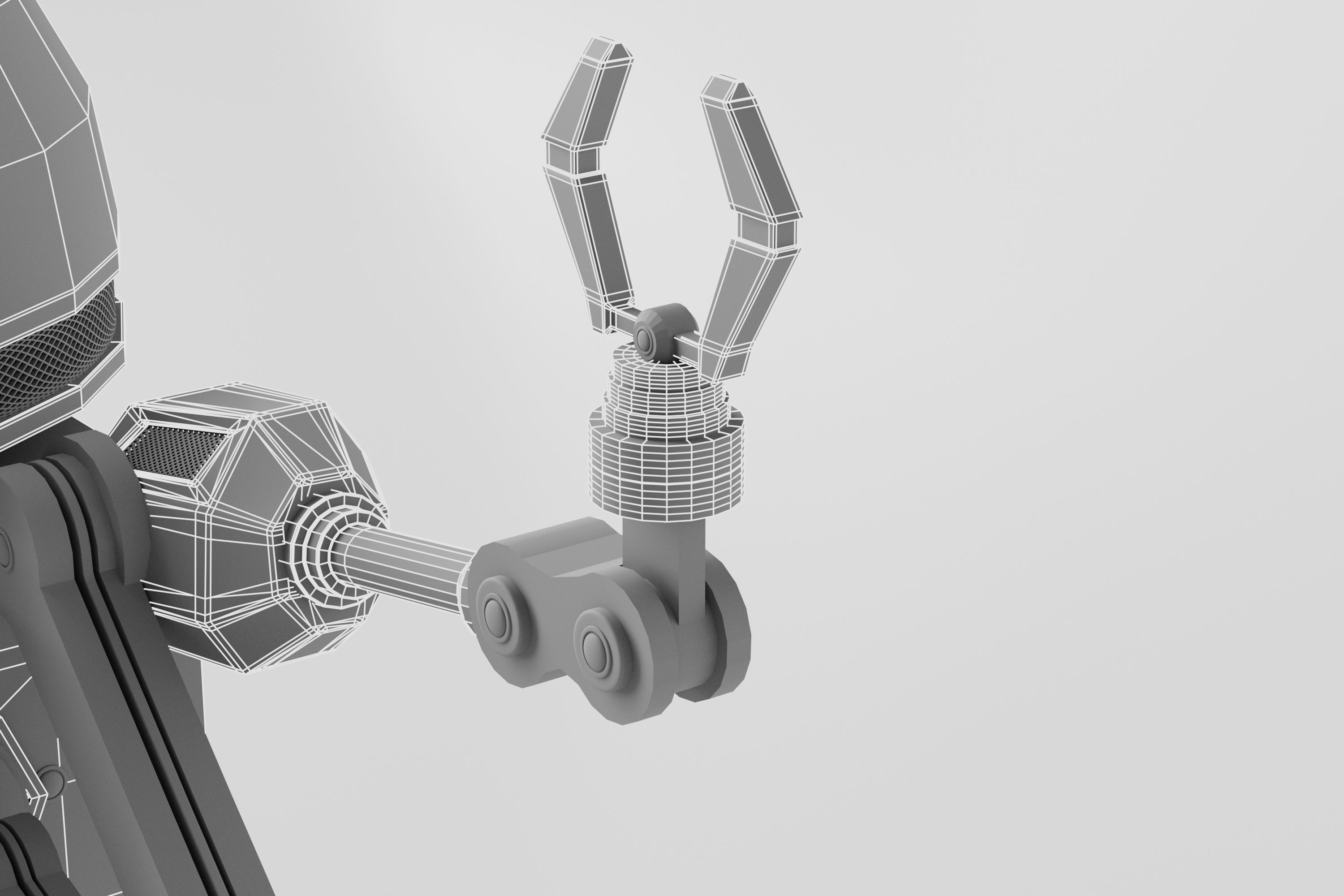 Robot V9 3D model_13