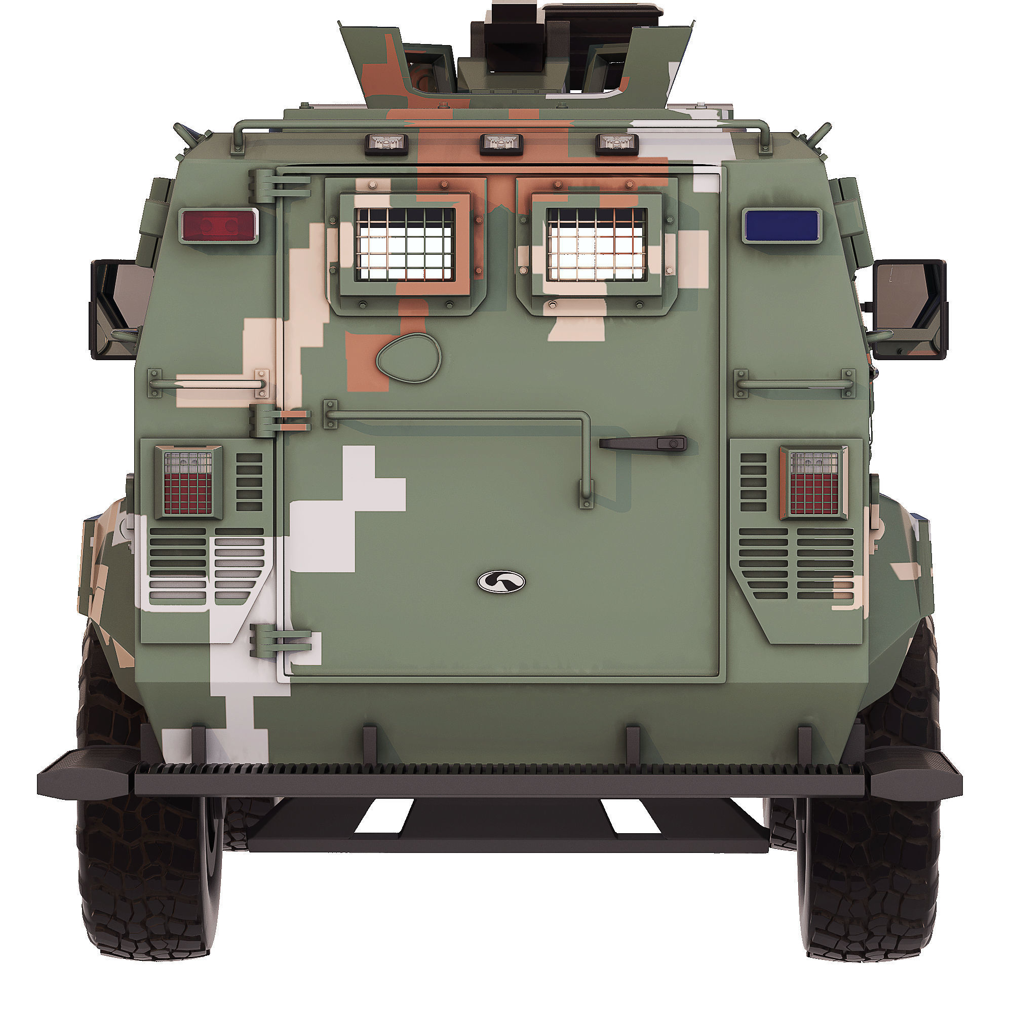 KrAZ Spartan 2014 3D model_12