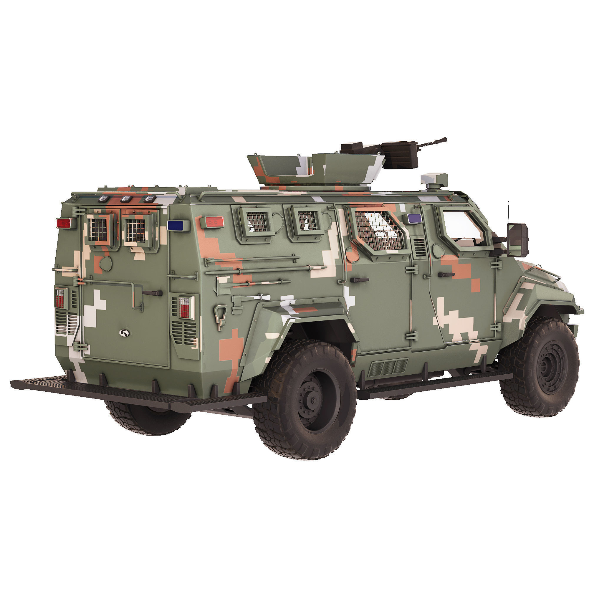 KrAZ Spartan 2014 3D model_6