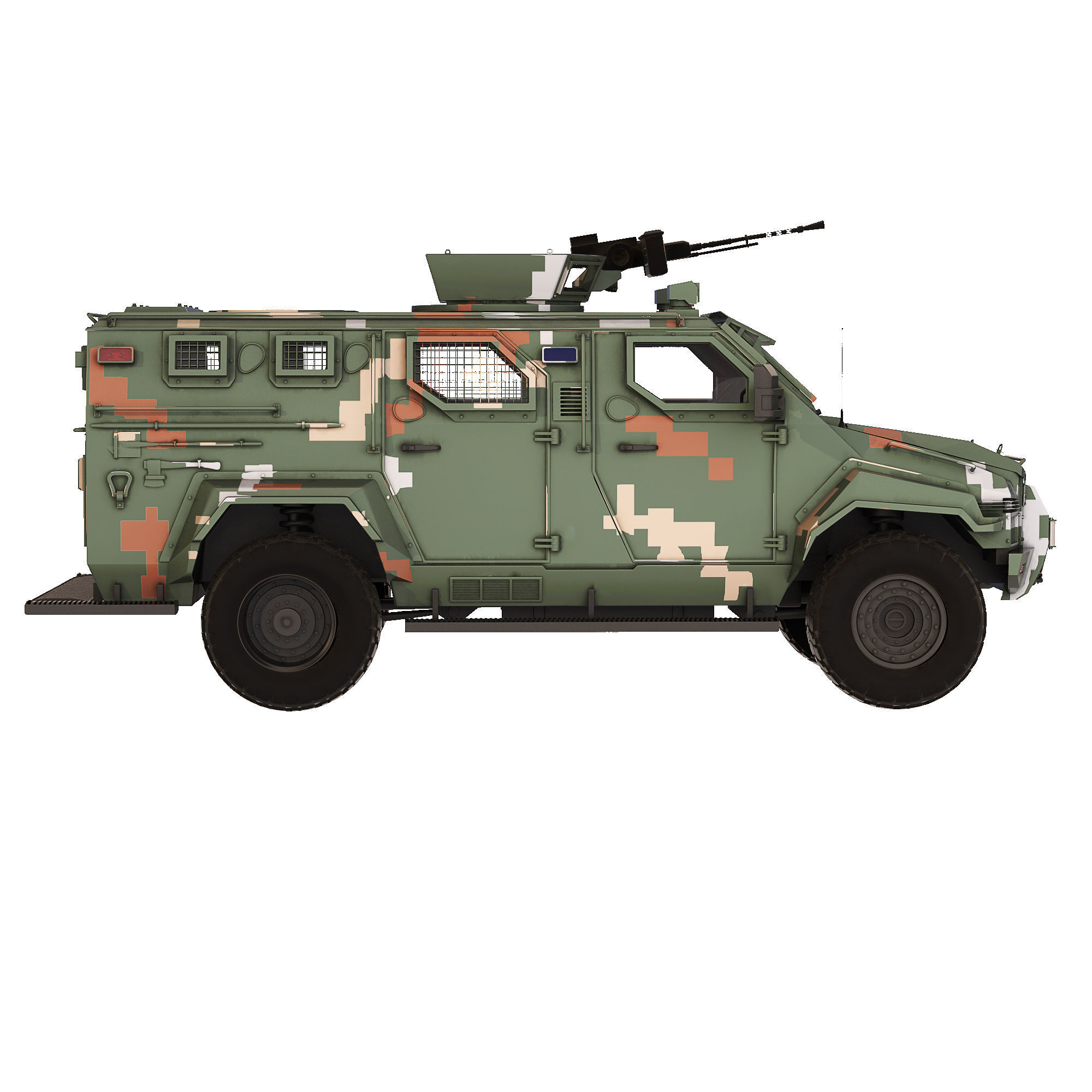 KrAZ Spartan 2014 3D model_13