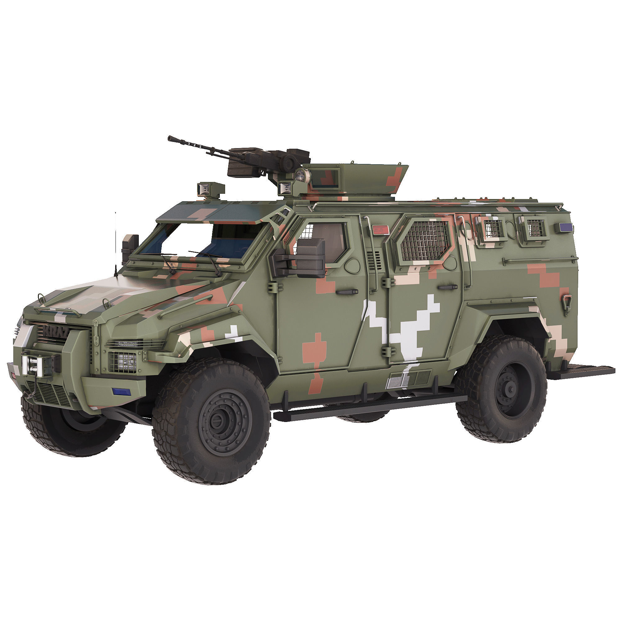 KrAZ Spartan 2014 3D model_7