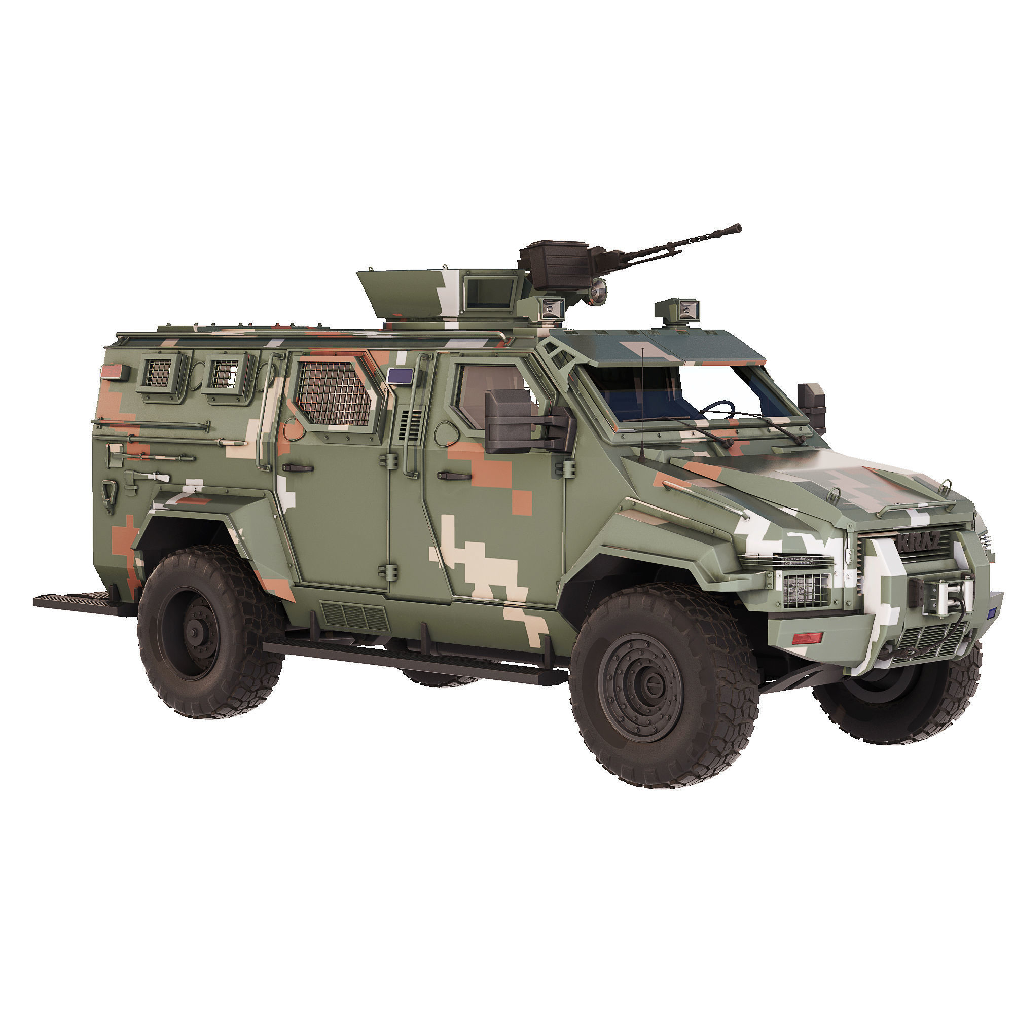 KrAZ Spartan 2014 3D model_5
