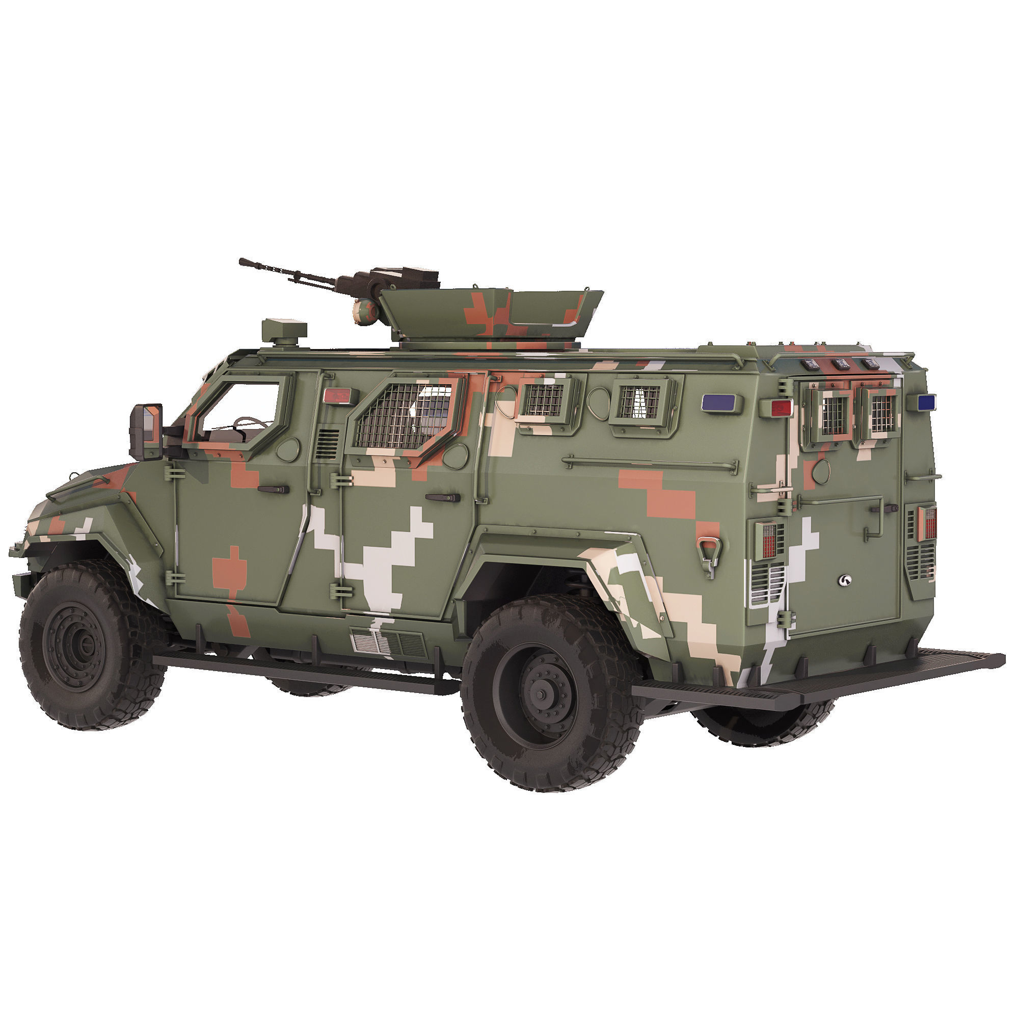 KrAZ Spartan 2014 3D model_2