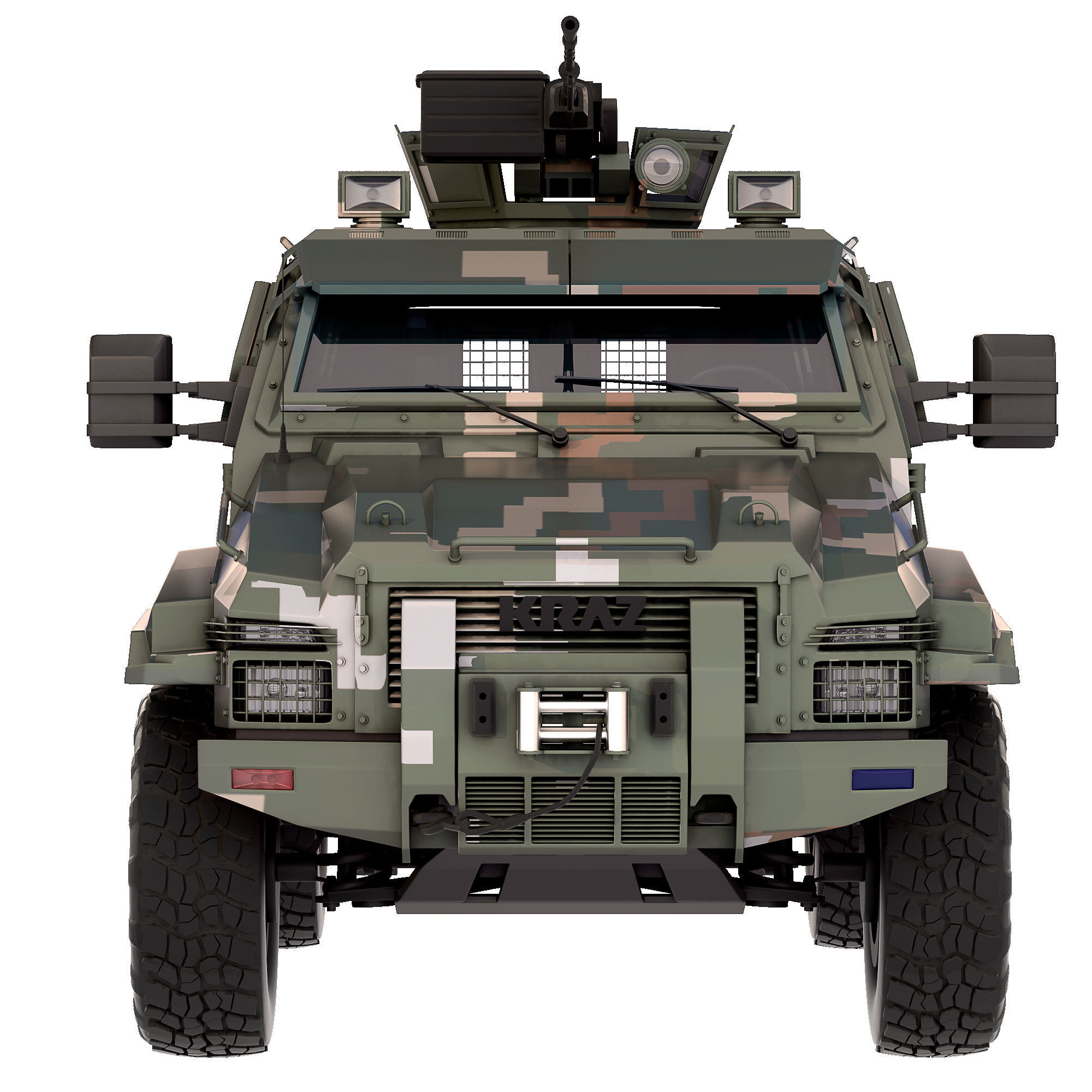 KrAZ Spartan 2014 3D model_11