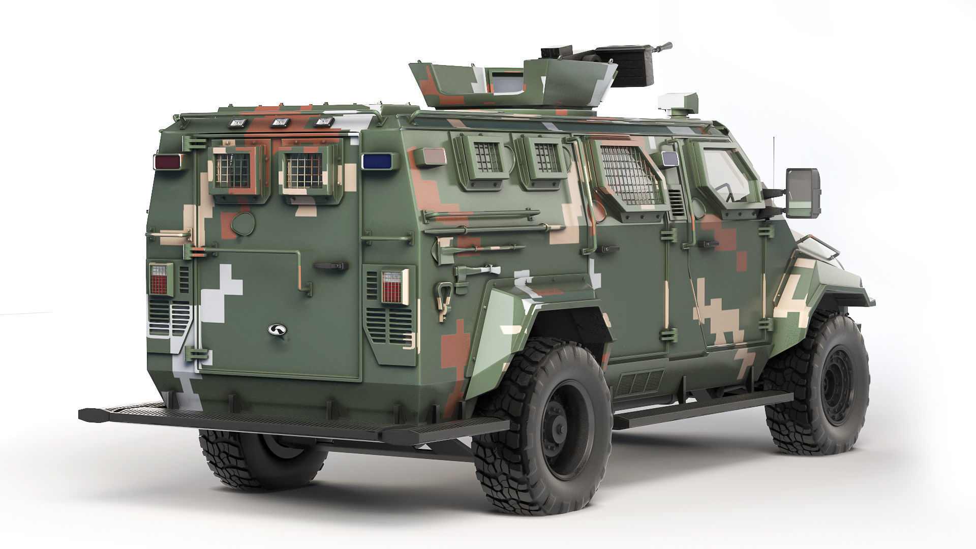 KrAZ Spartan 2014 3D model_1