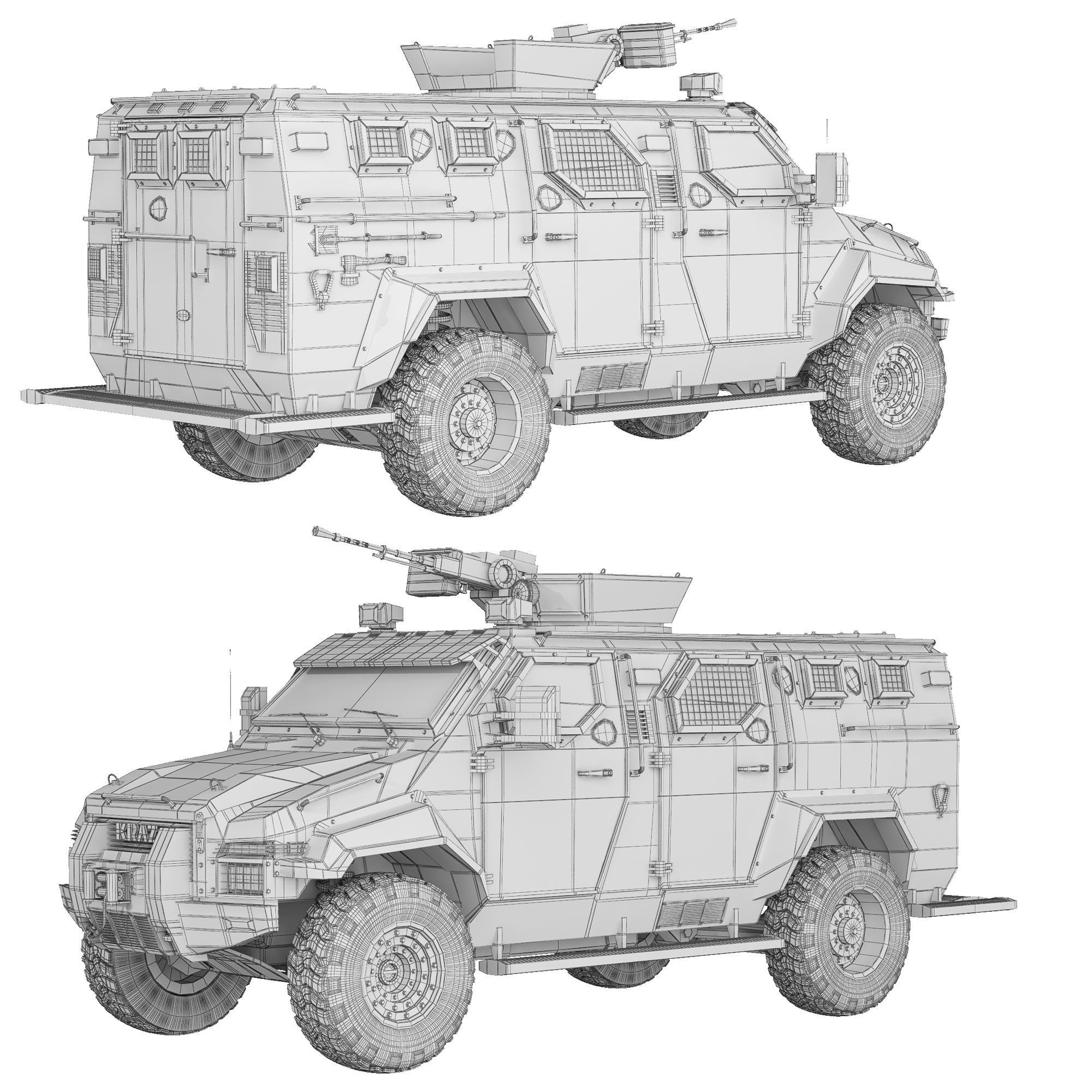 KrAZ Spartan 2014 3D model_9