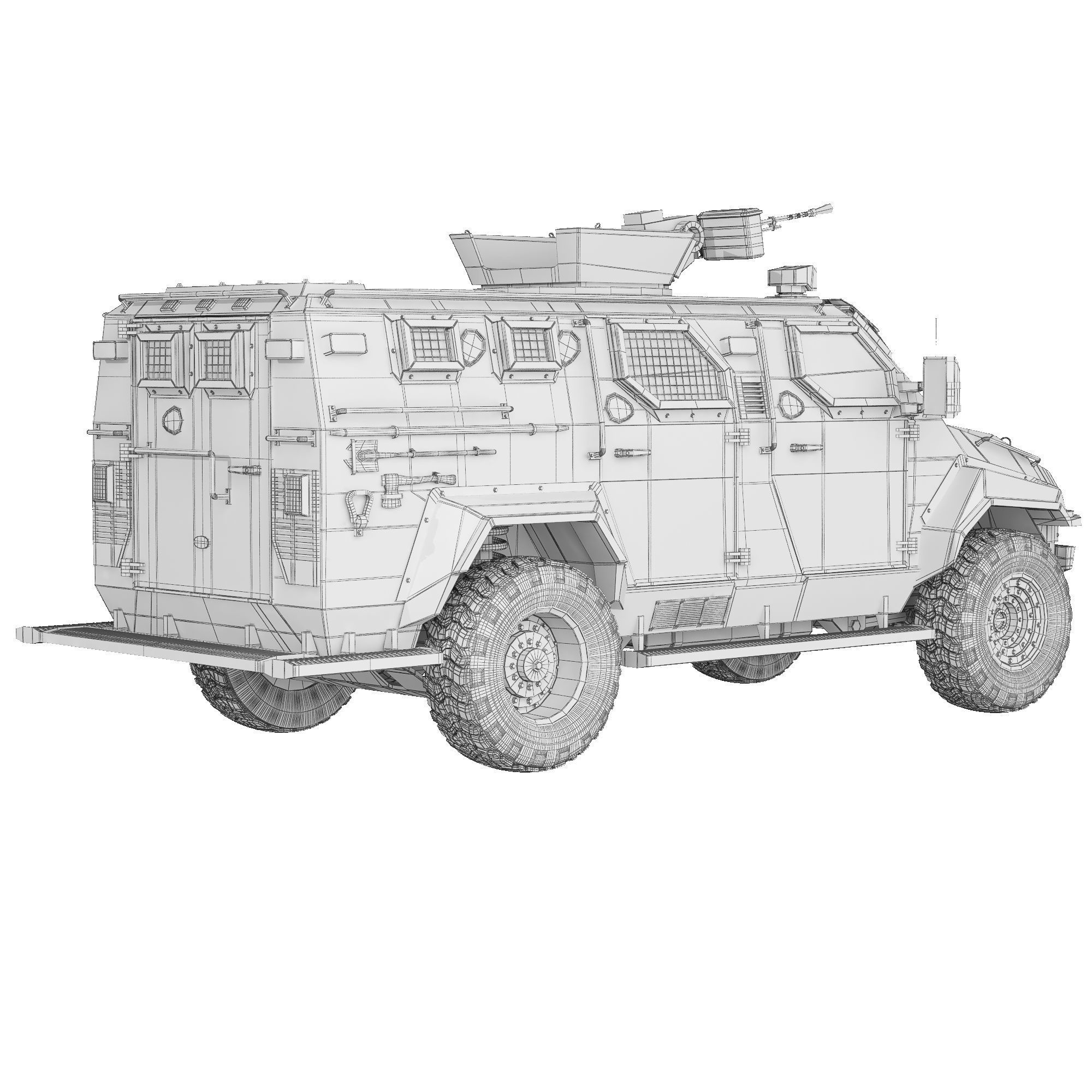 KrAZ Spartan 2014 3D model_14