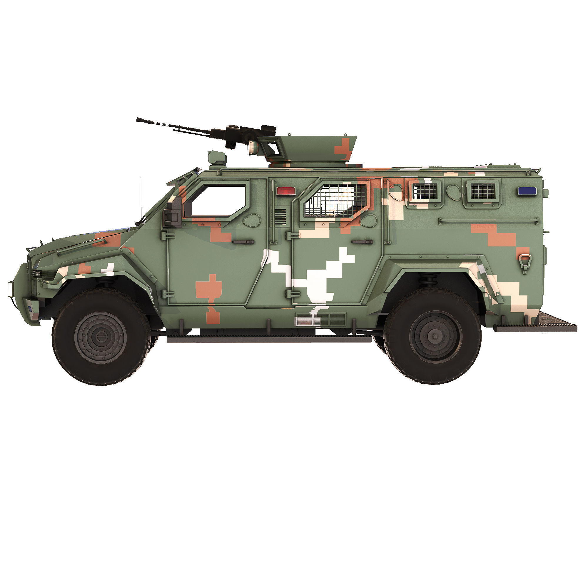KrAZ Spartan 2014 3D model_3
