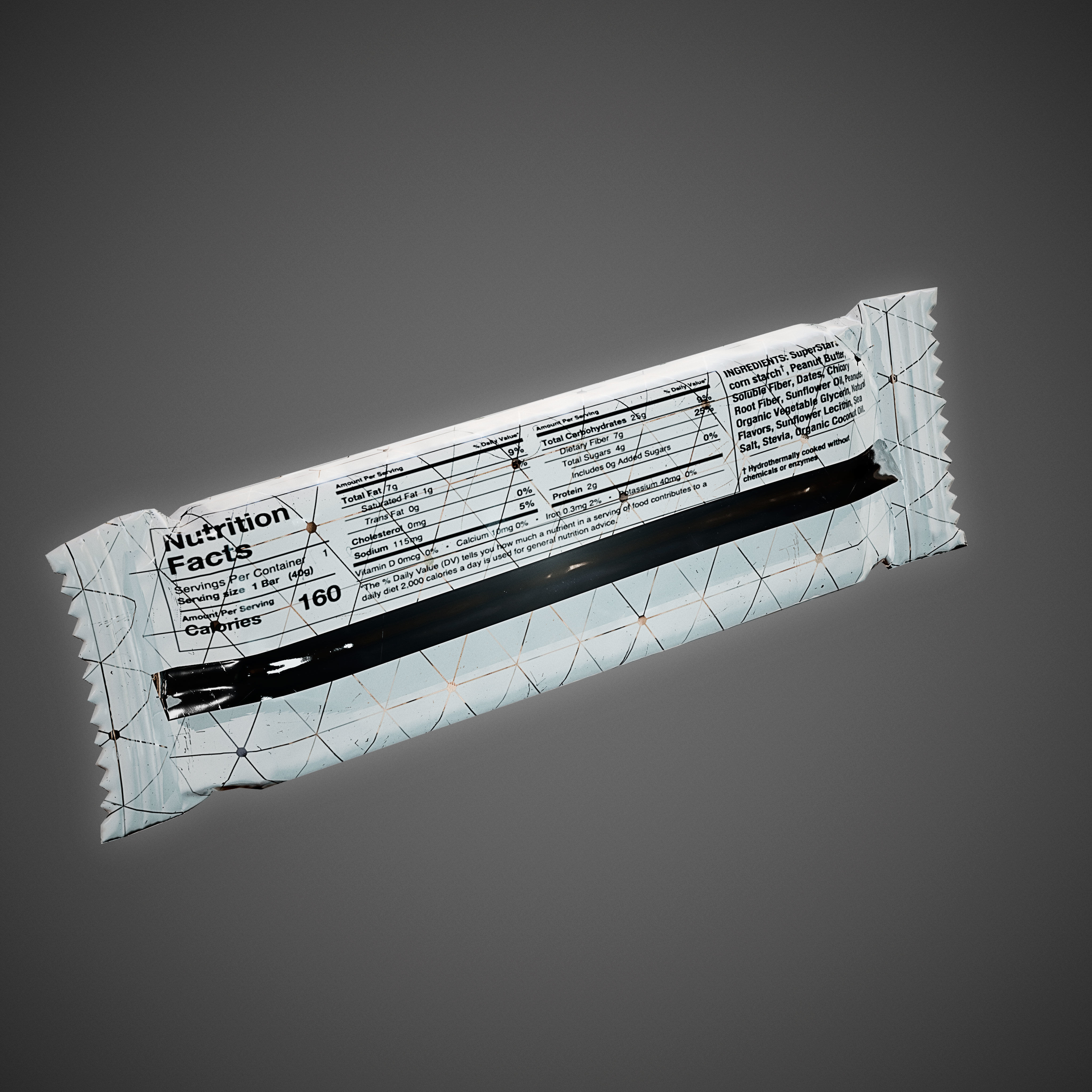EnergyBar Game Ready Model chocolate bar Low-poly 3D model_3