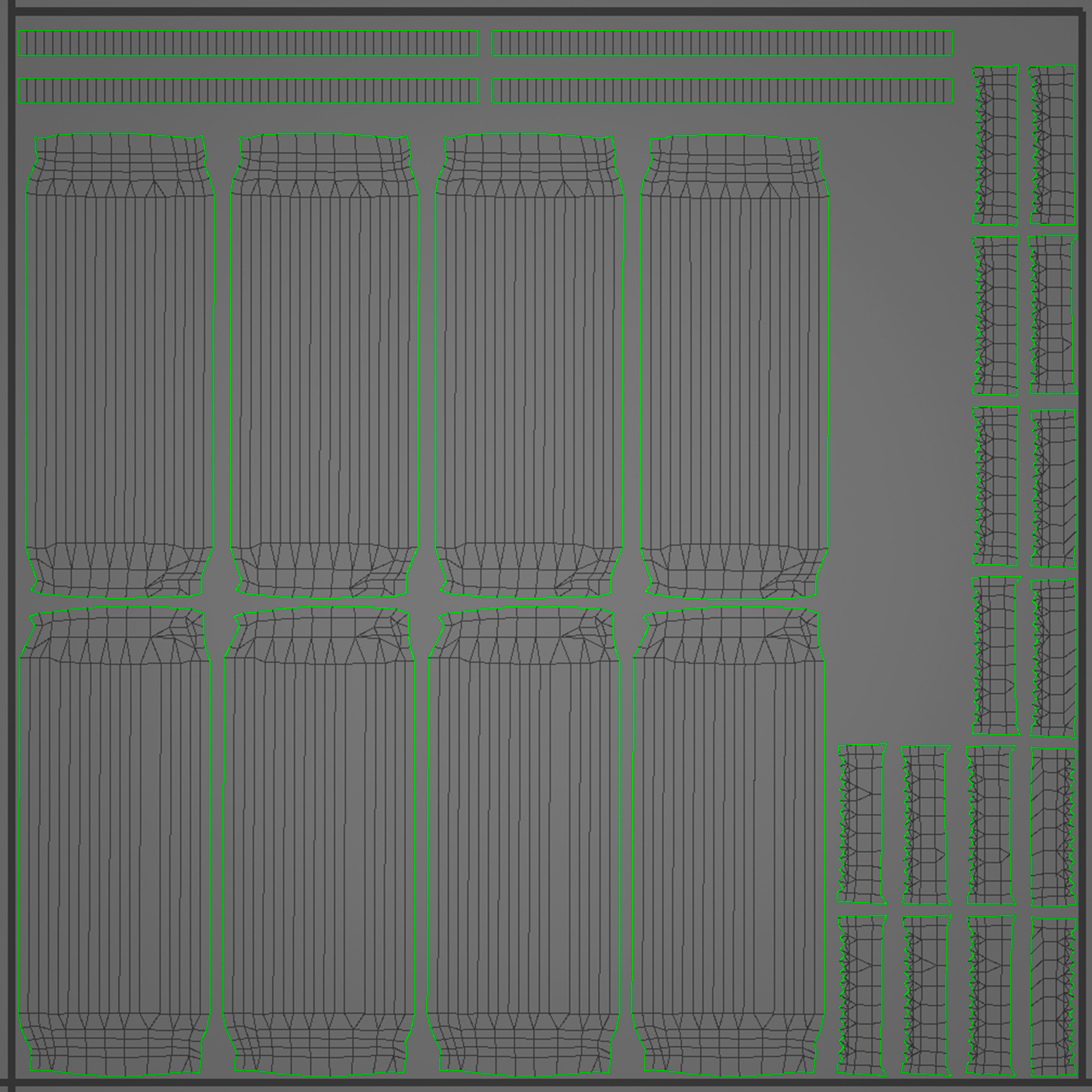 EnergyBar Game Ready Model chocolate bar Low-poly 3D model_8