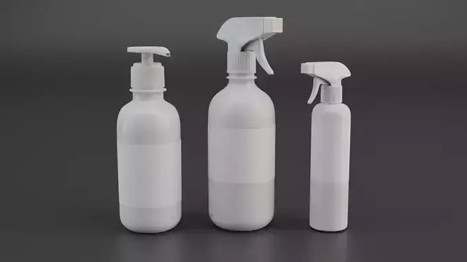 Spray aniseptic container 3D model