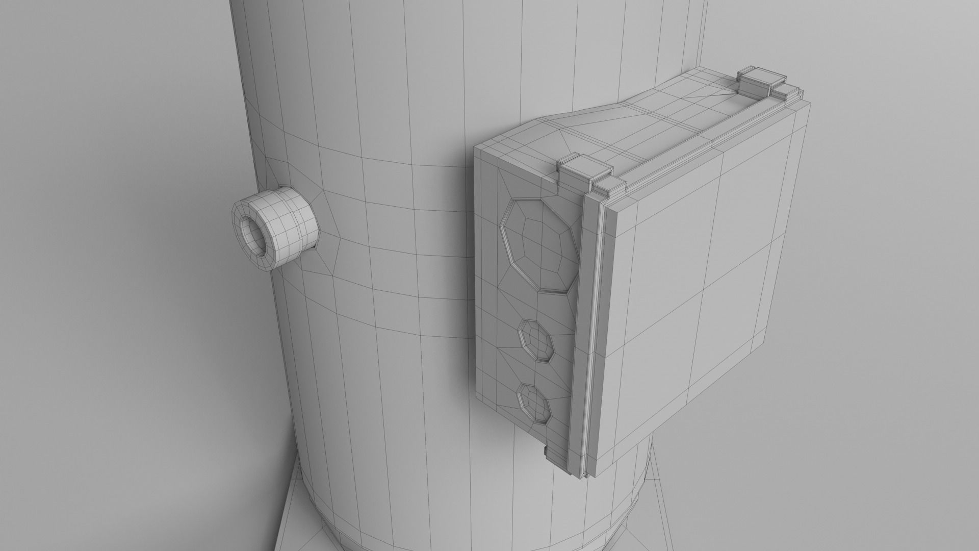 Scroll Compressor 3D model_3