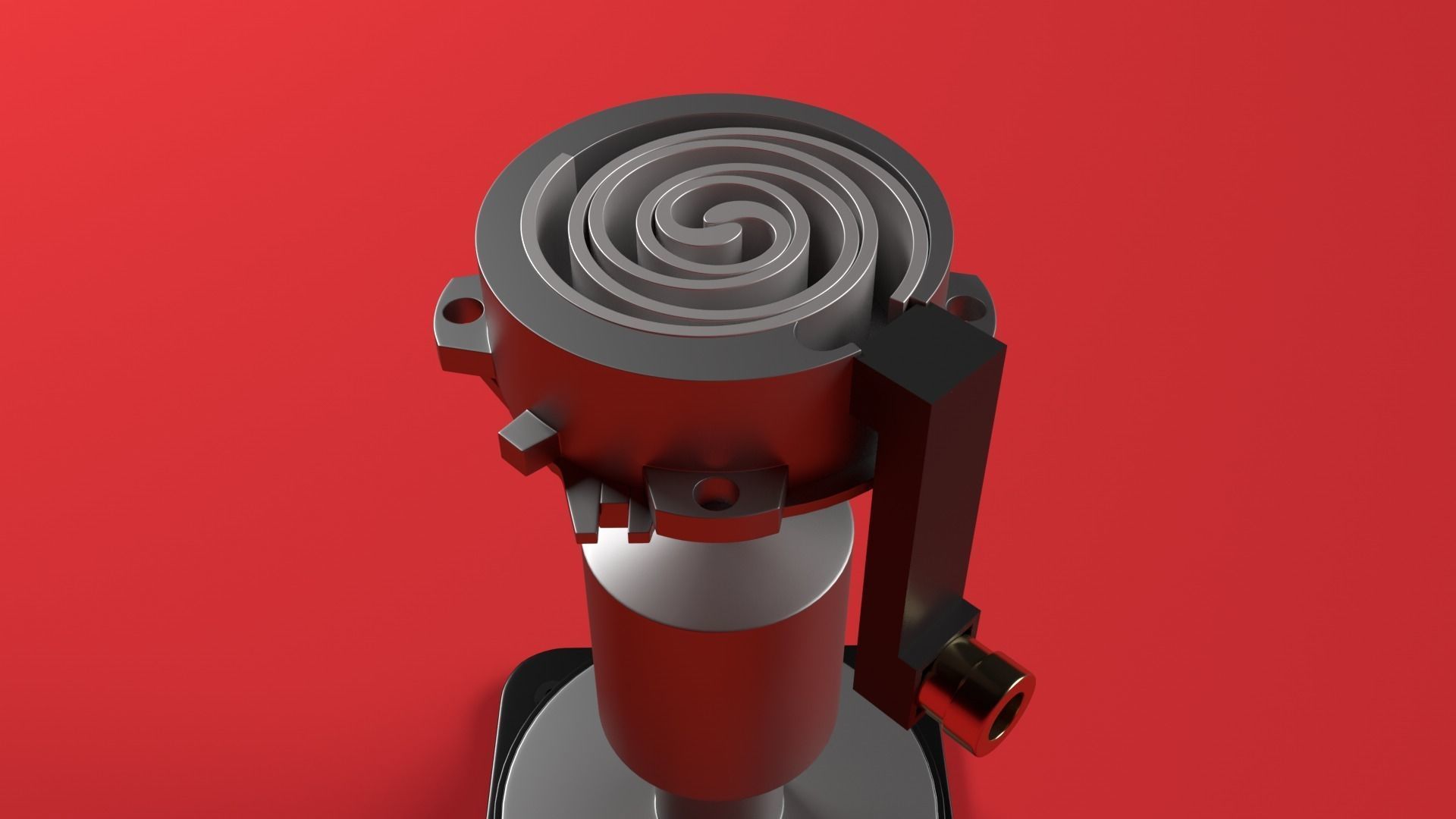 Scroll Compressor 3D model_8