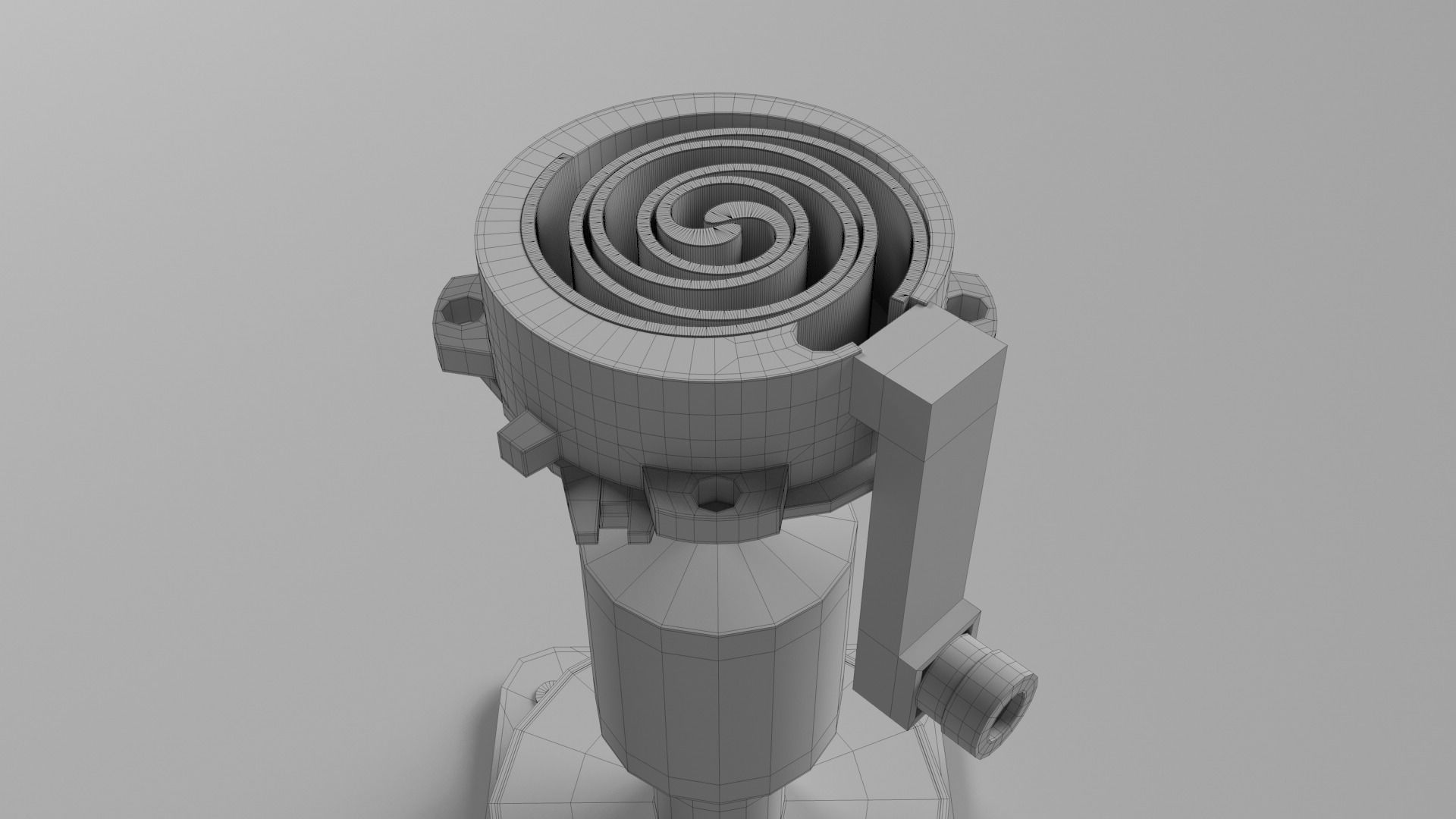 Scroll Compressor 3D model_9