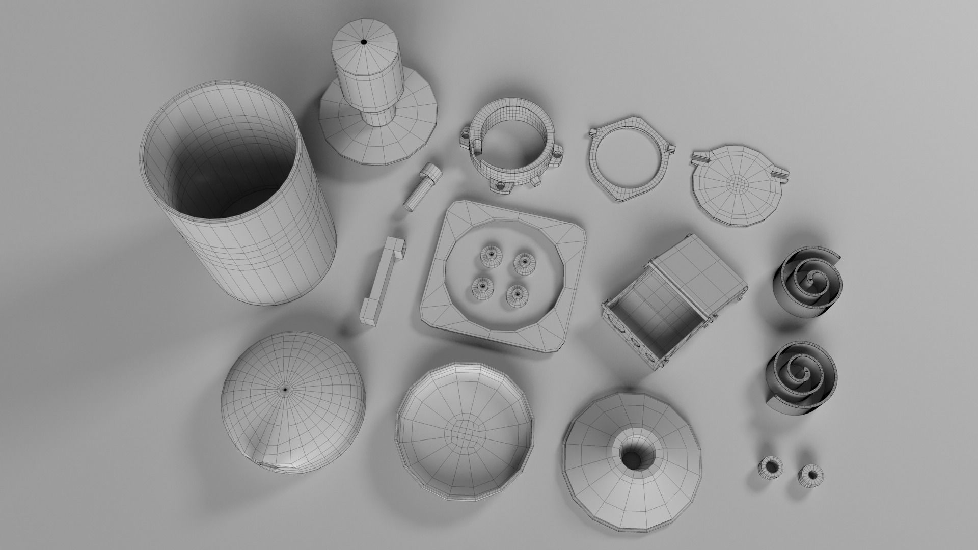 Scroll Compressor 3D model_15