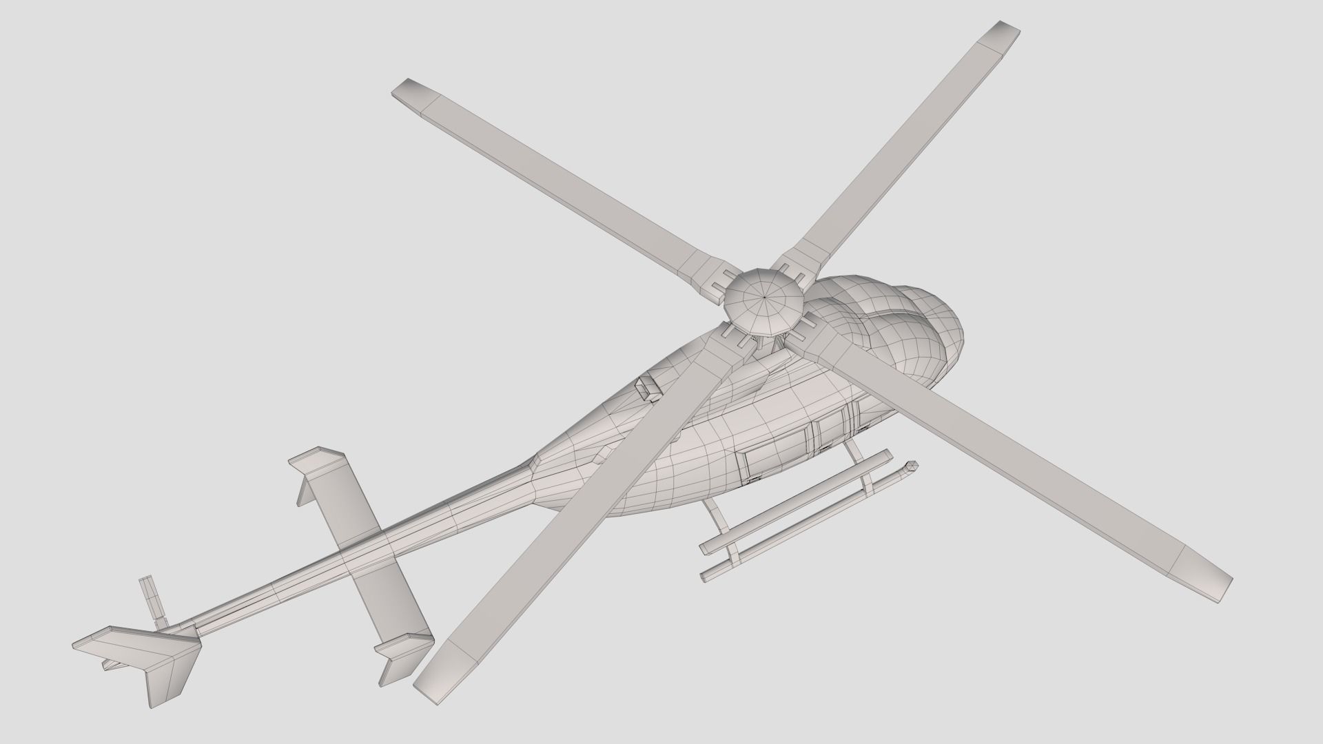 Helicopter 3D model_7