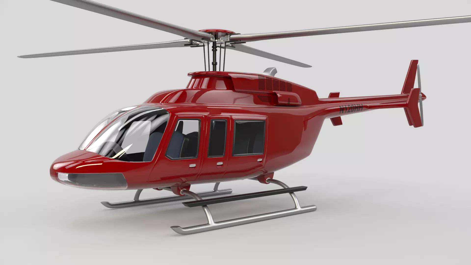 Helicopter 3D model_0