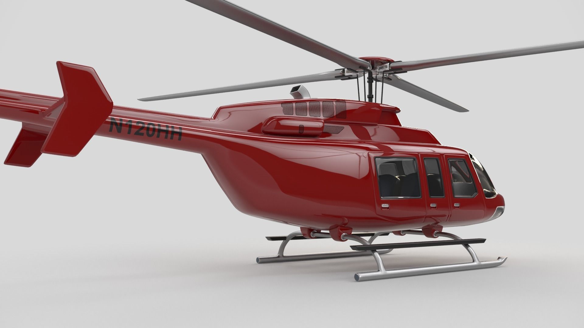 Helicopter 3D model_4