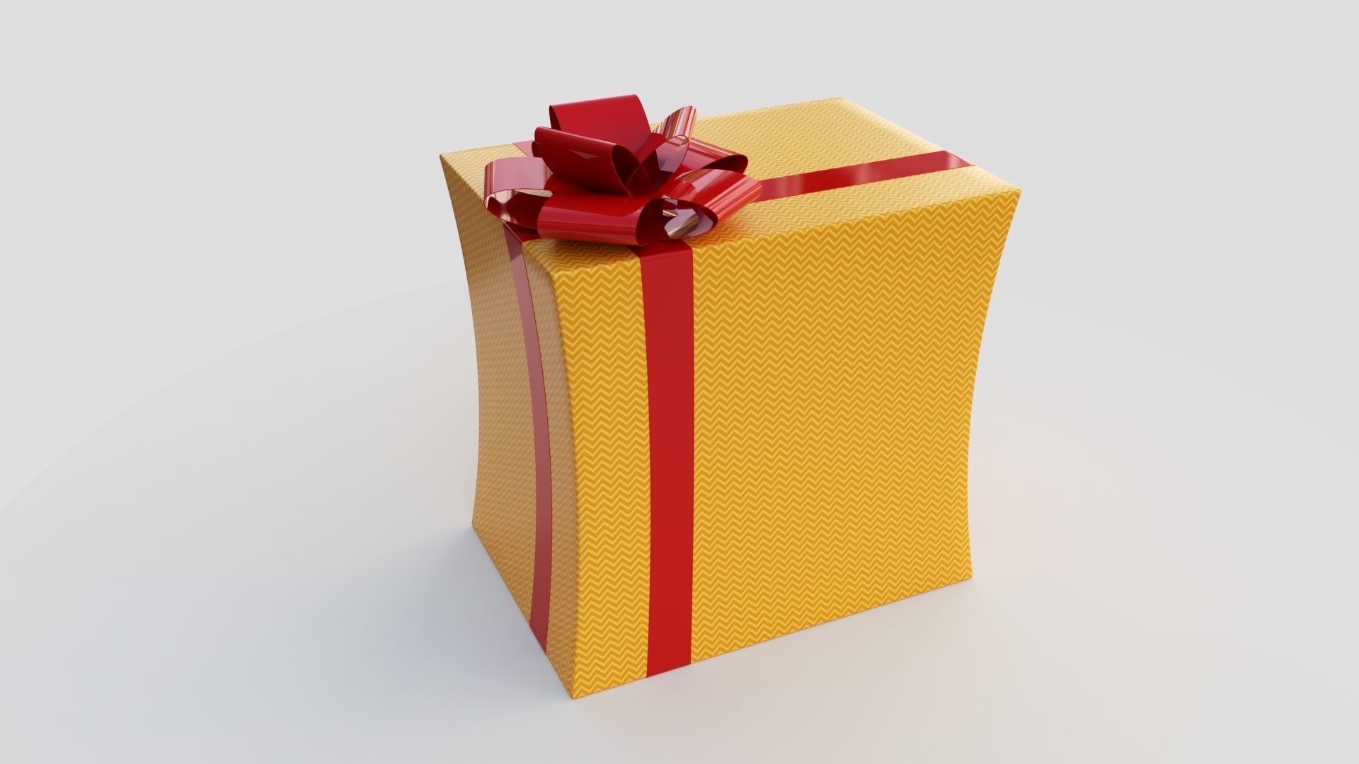 Gift Present 3D model_2
