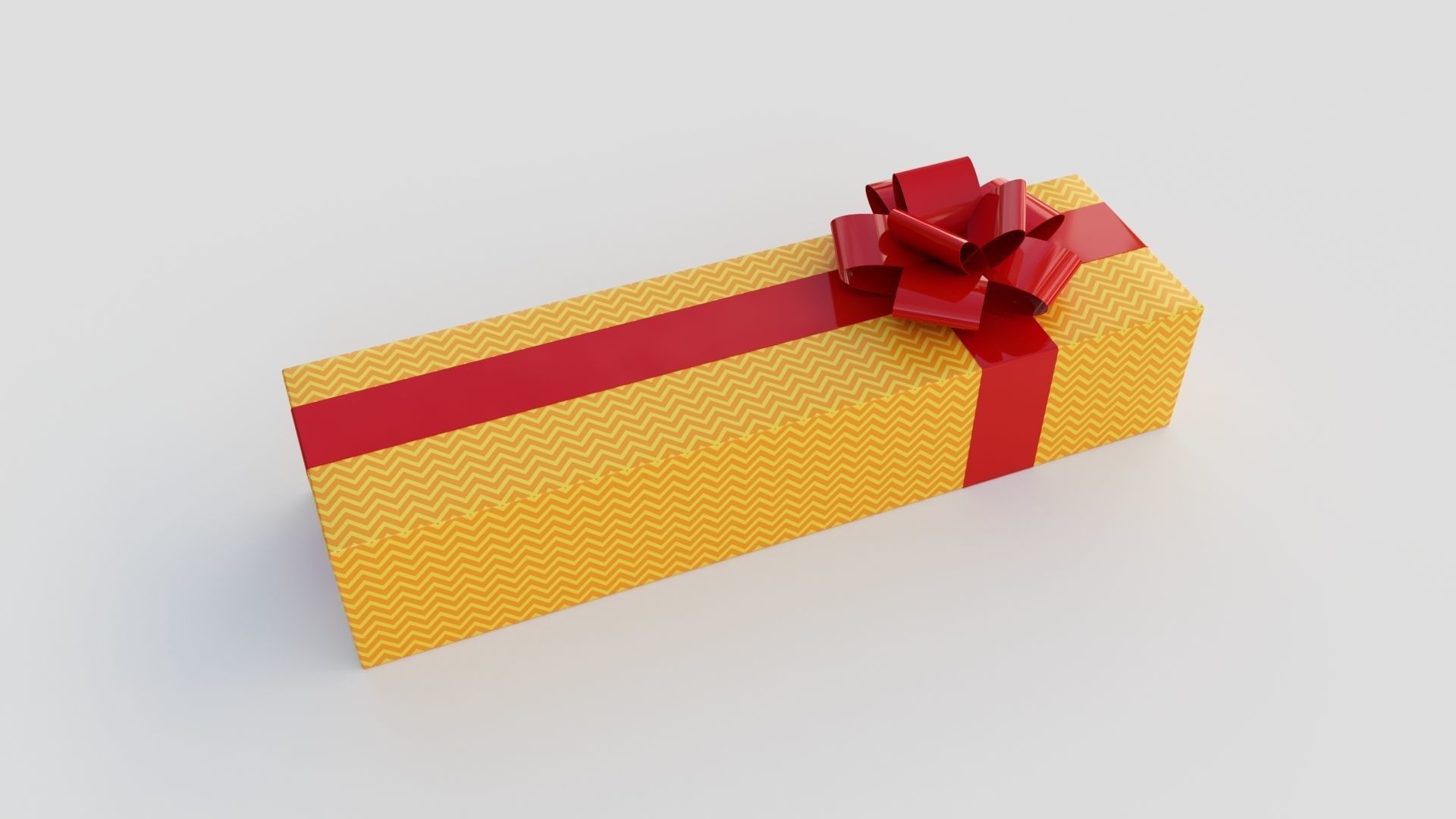 Gift Present 3D model_4
