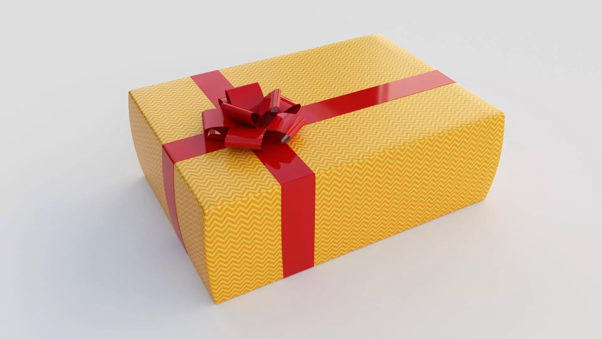 Gift Present 3D model_0