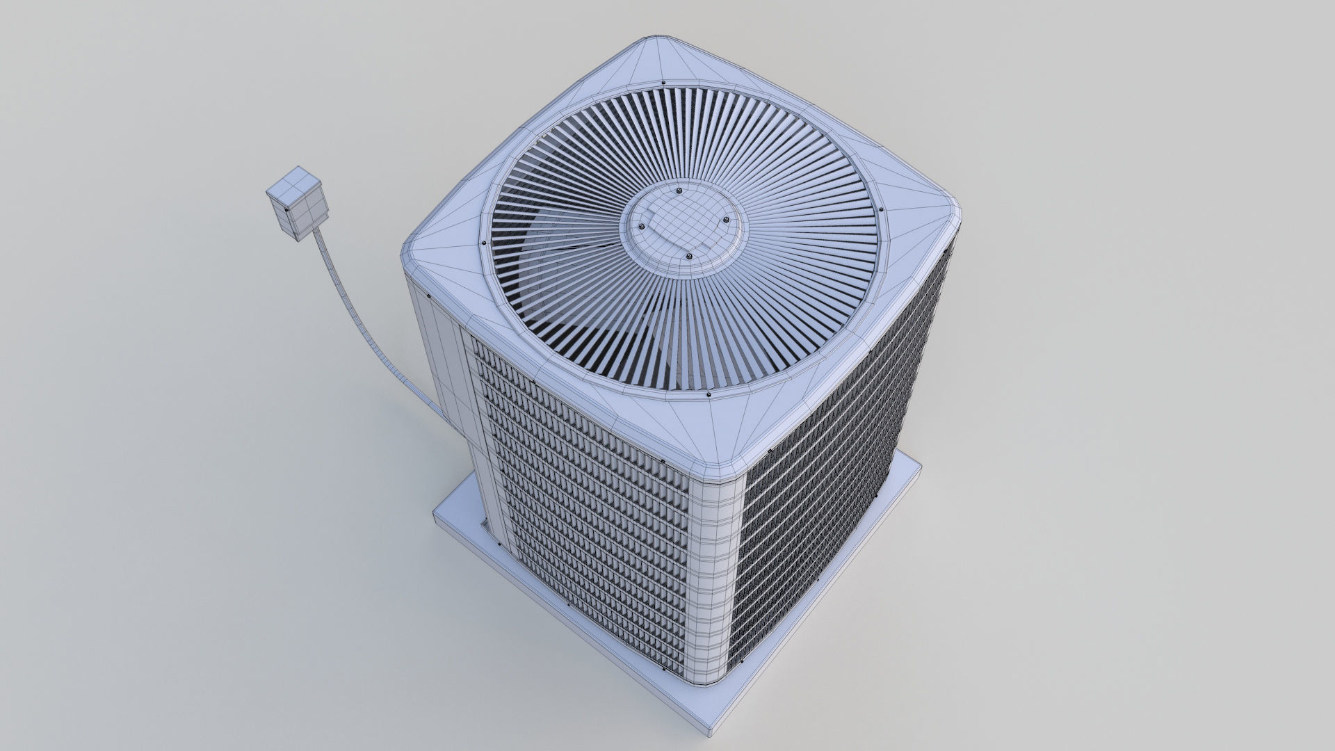 Condenser Unit 3D model_11