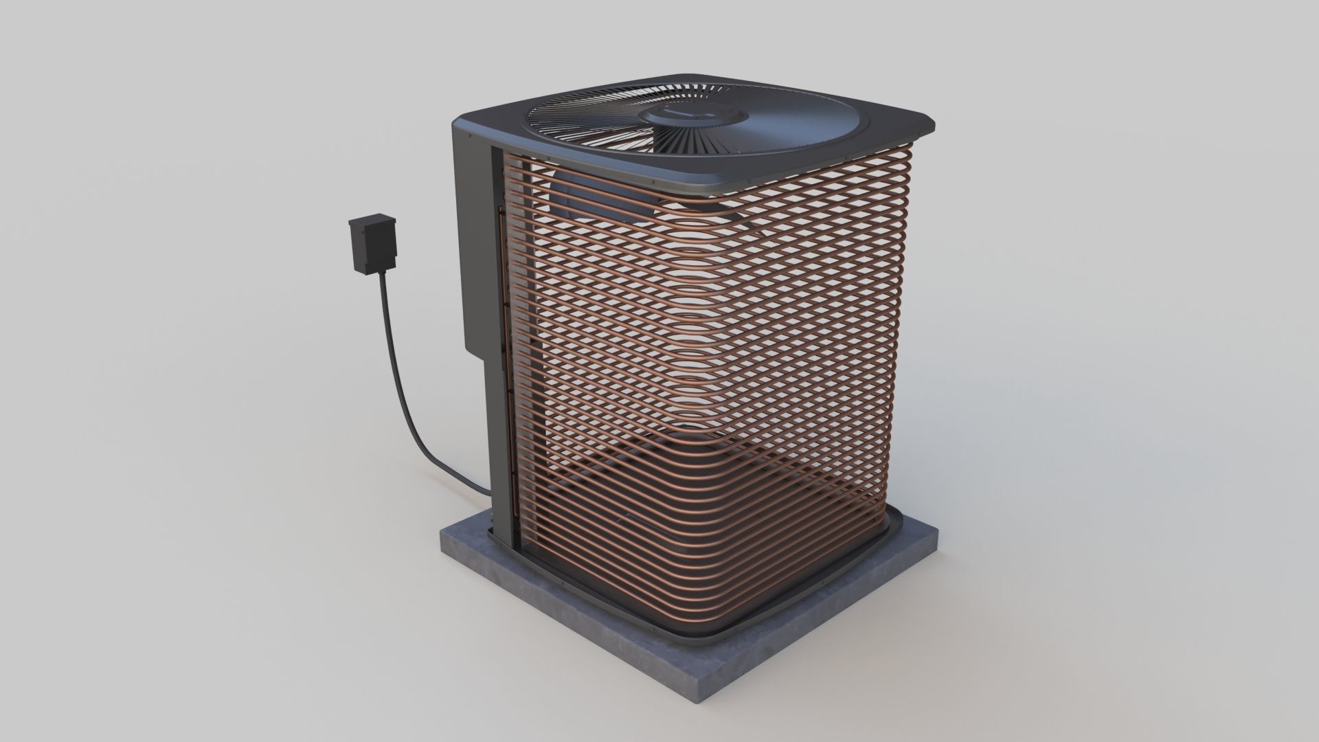 Condenser Unit 3D model_4