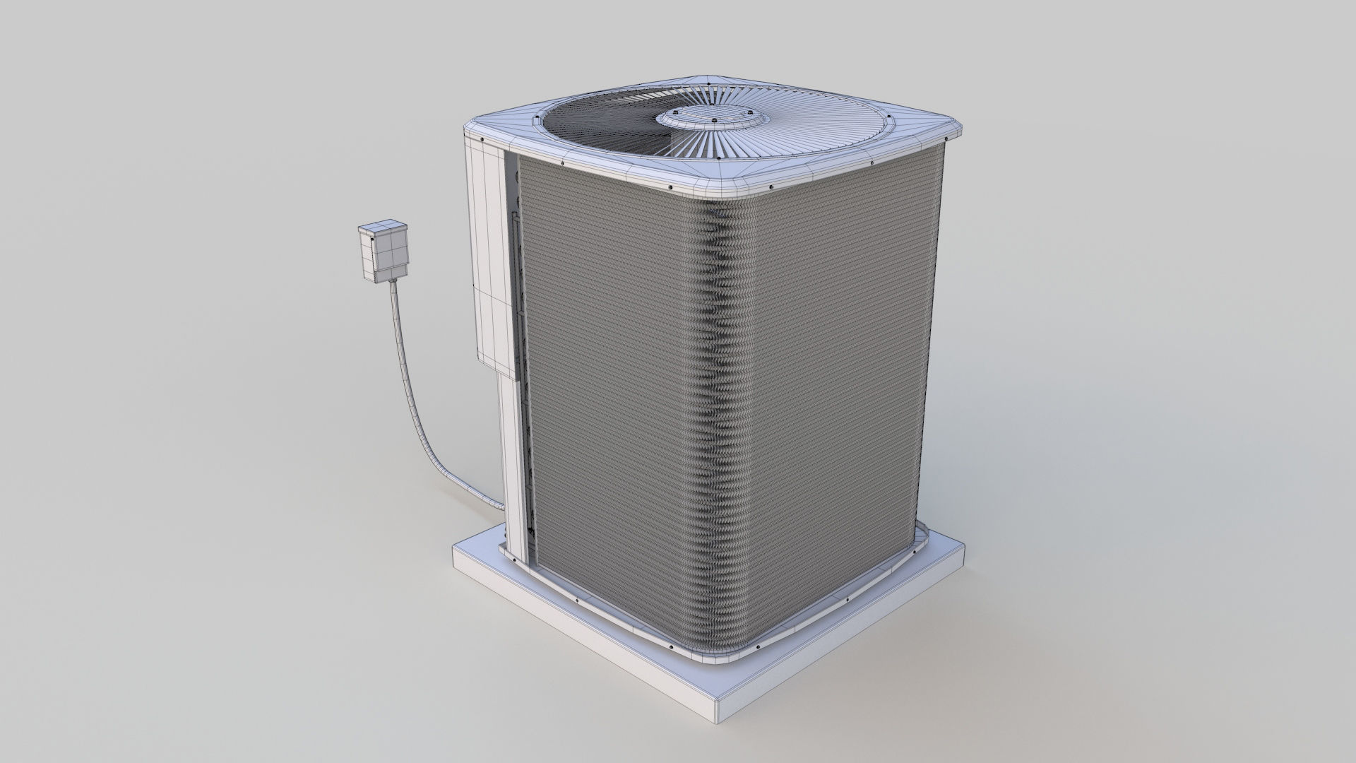 Condenser Unit 3D model_3