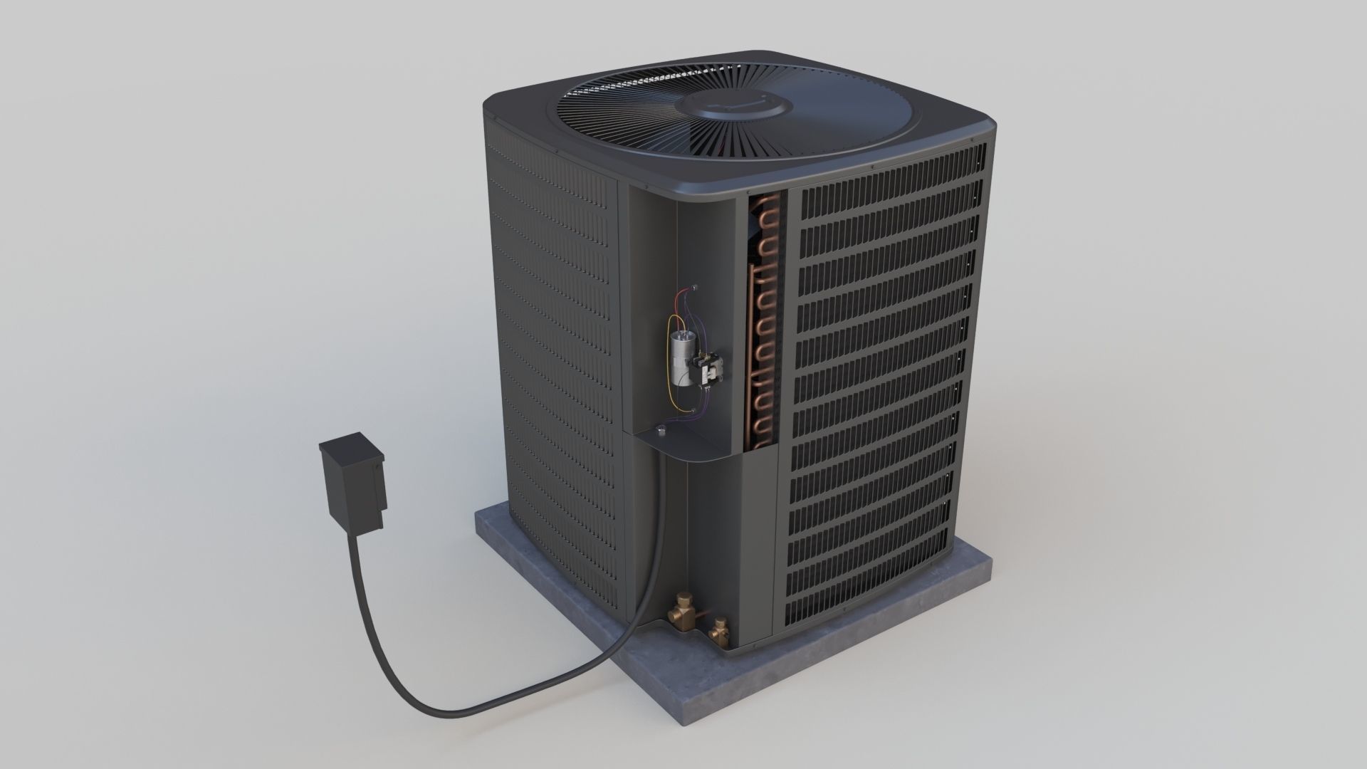 Condenser Unit 3D model_6