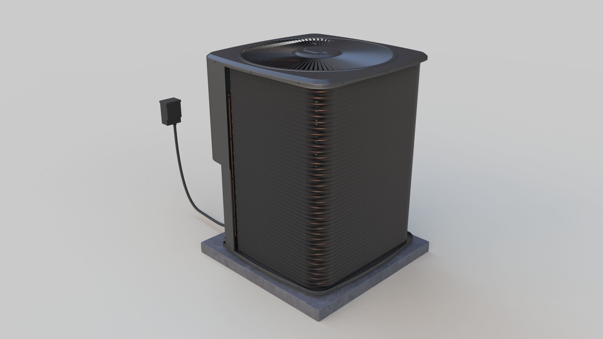 Condenser Unit 3D model_2