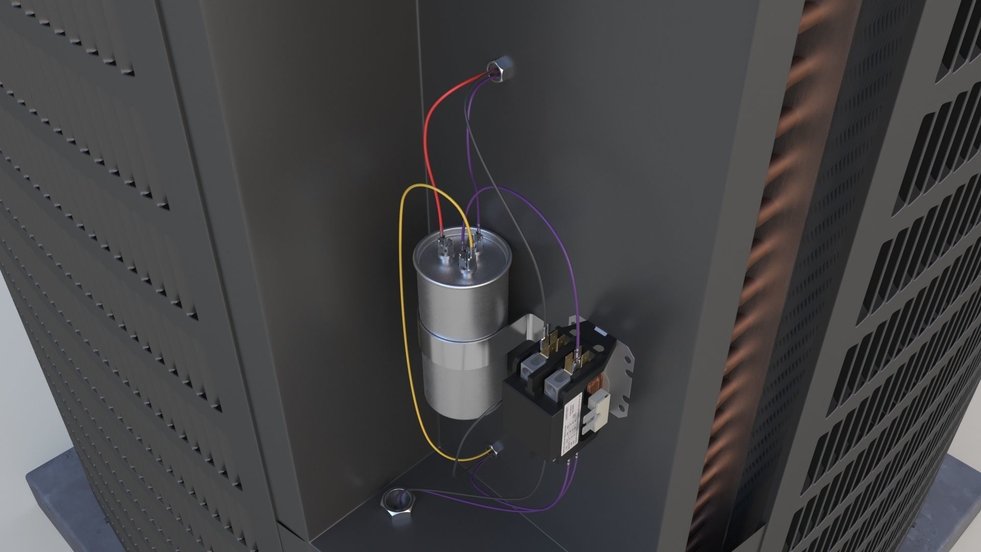 Condenser Unit 3D model_14