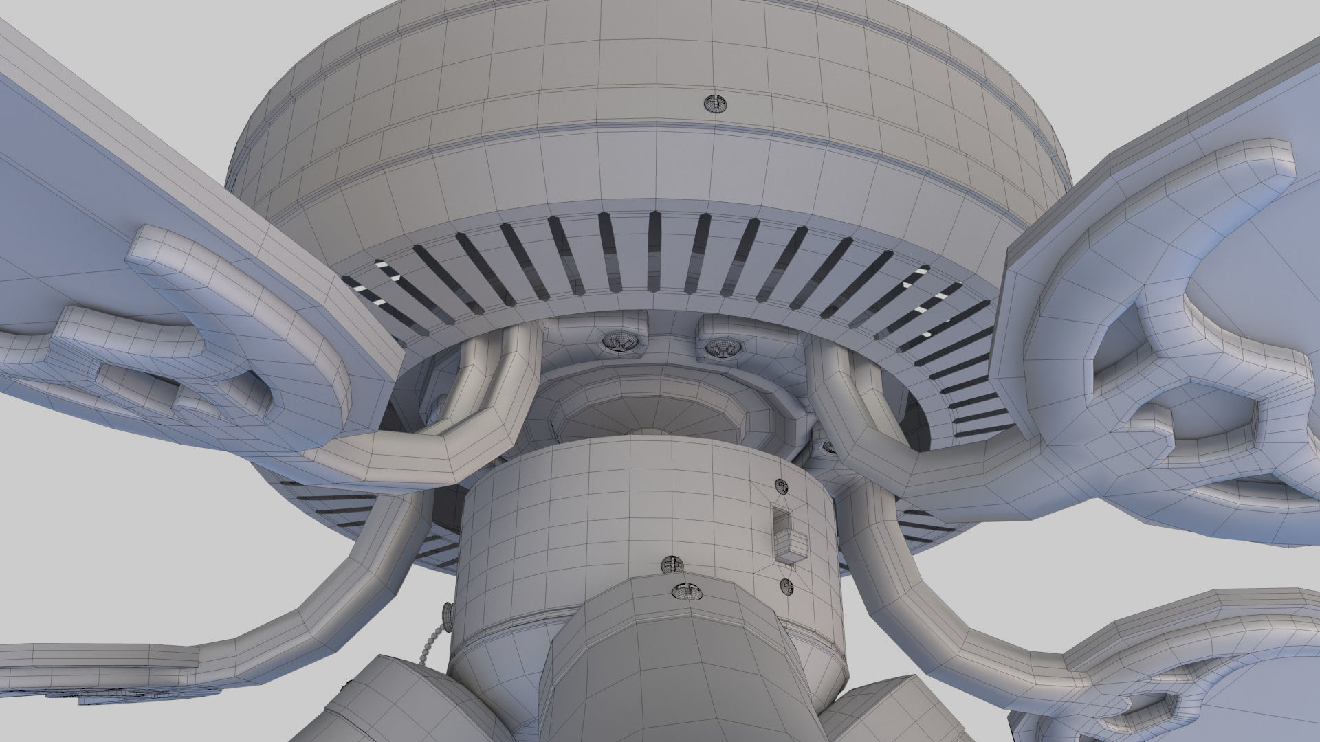 Ceiling Fan 3D model_9