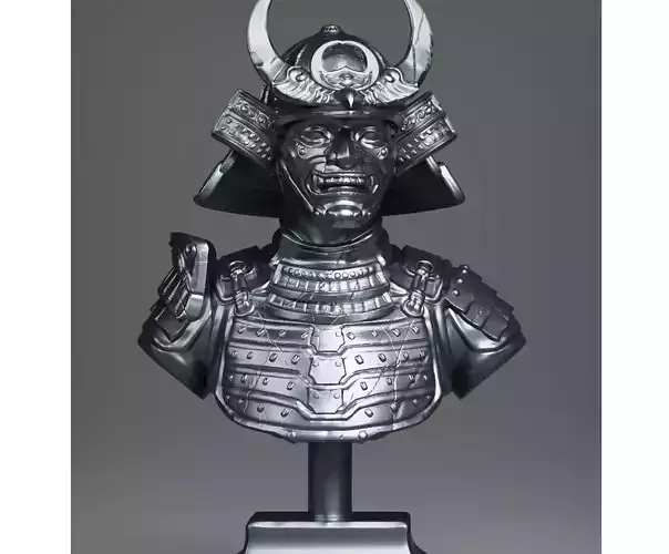 Samurai Head 3D print model