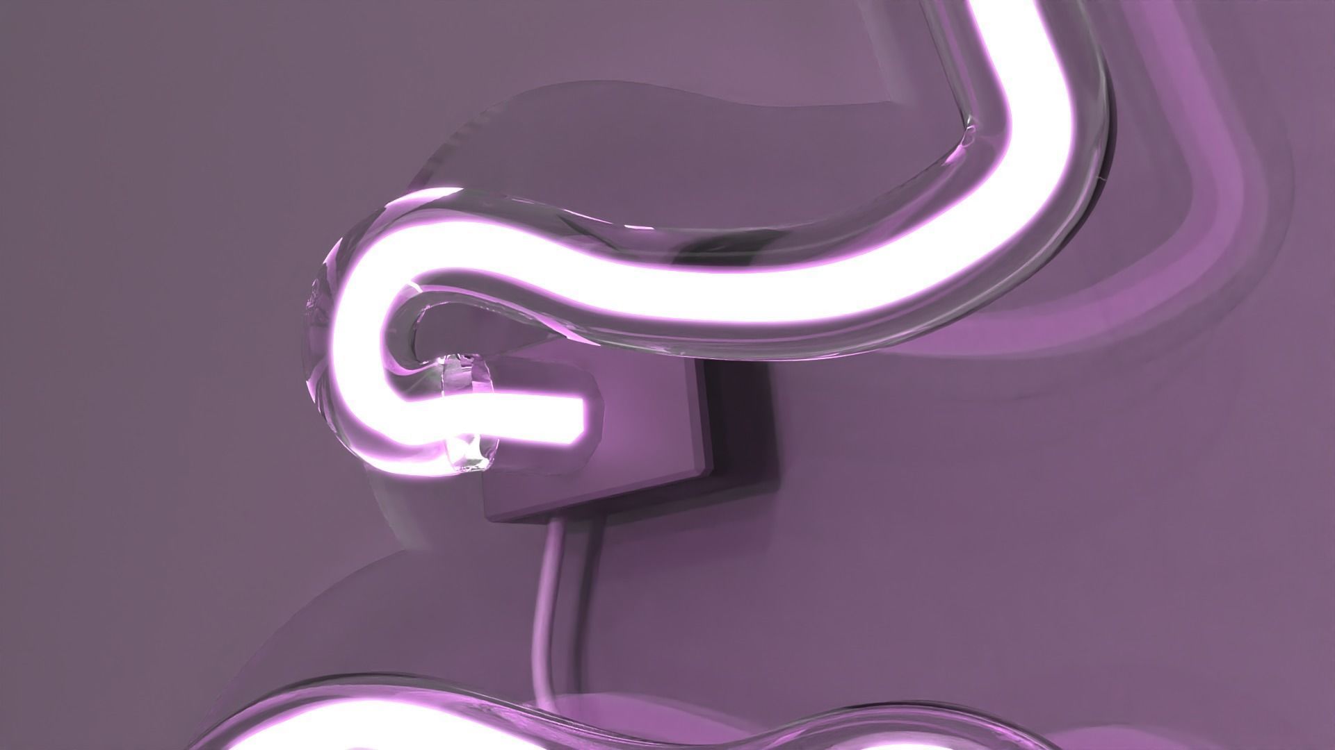 Face 2 - Neon Sign 3D model_4