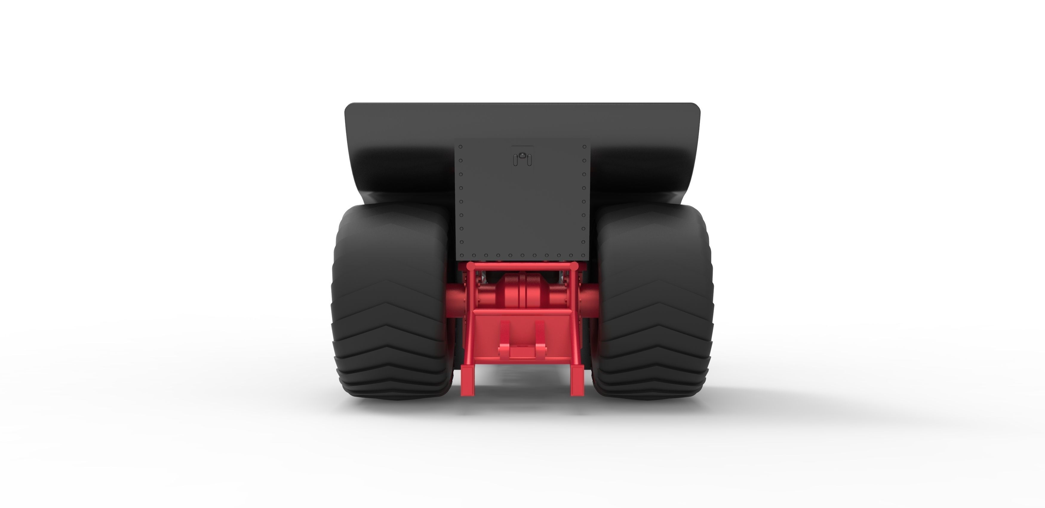 Mini Rod pulling tractor Scale 1 to 25 3D print model_13