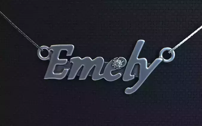 Personalized pendant Emely