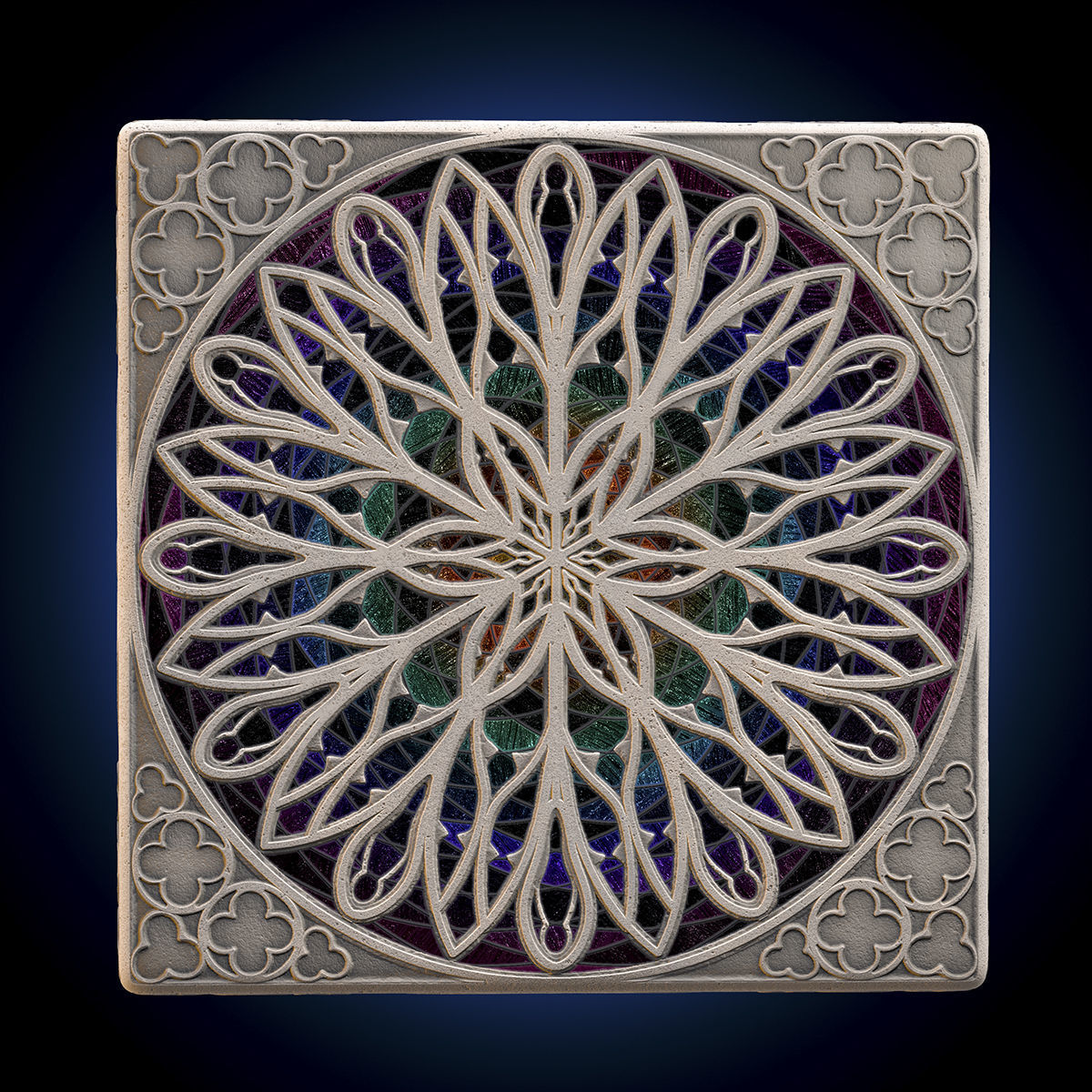 Gothic Windows Generator 3D model_5