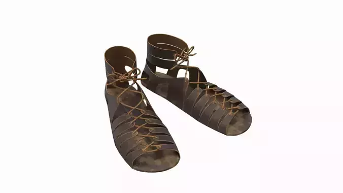 Roman legionary shoes 3D model
