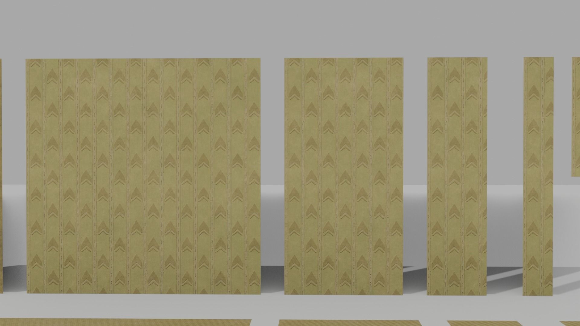 Modular backrooms assets with Blender Generator  Low-poly 3D model_8