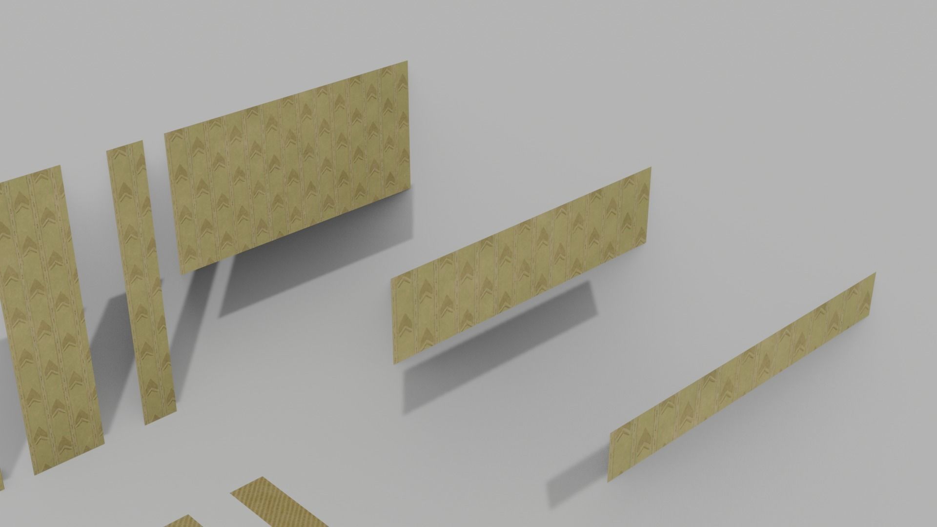 Modular backrooms assets with Blender Generator  Low-poly 3D model_9